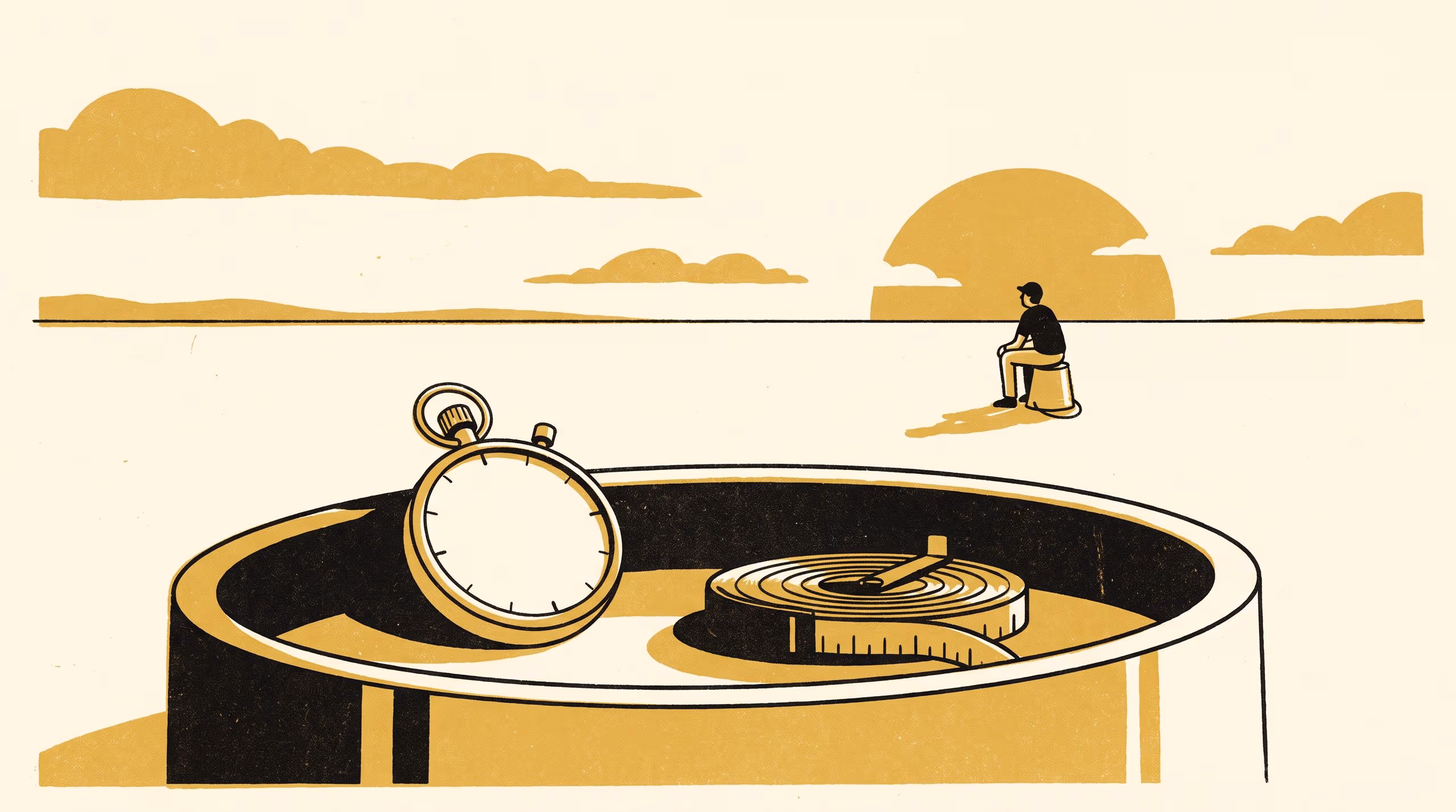 Illustration for A Watched Bore: Prospective and retrospective duration judgements during slow groundwater recovery tests