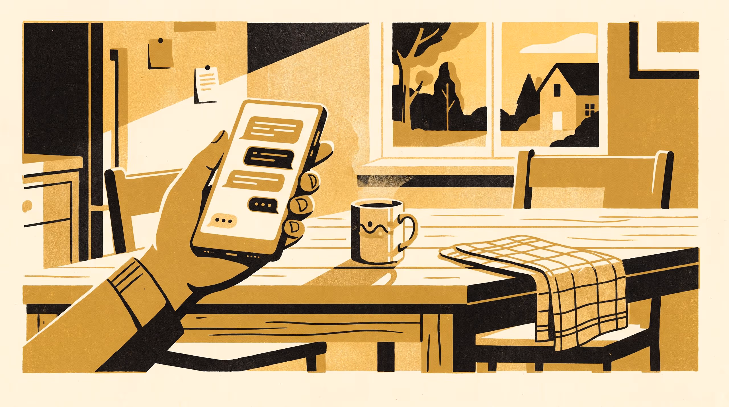 Illustration for Family Chats Get Four Times the Reply-Wait Grace of Work Ones: A Population Survey of Reply-Wait Tolerance Across Family, Friend, and Work-Team Group Chats