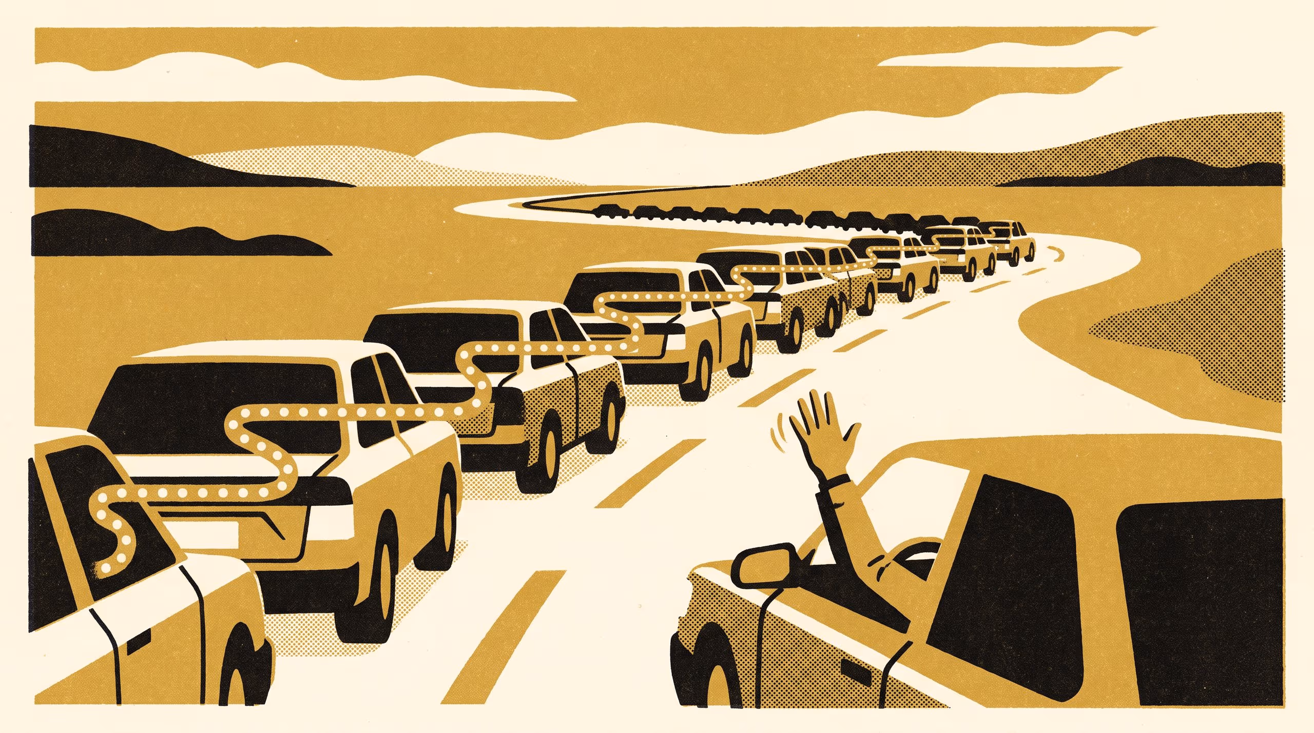 Illustration for Can a Thank-You Flash Reach the Car It Was For?: Design and 26-week fitting of a rear-window relay lamp for the hazard-light thank-you