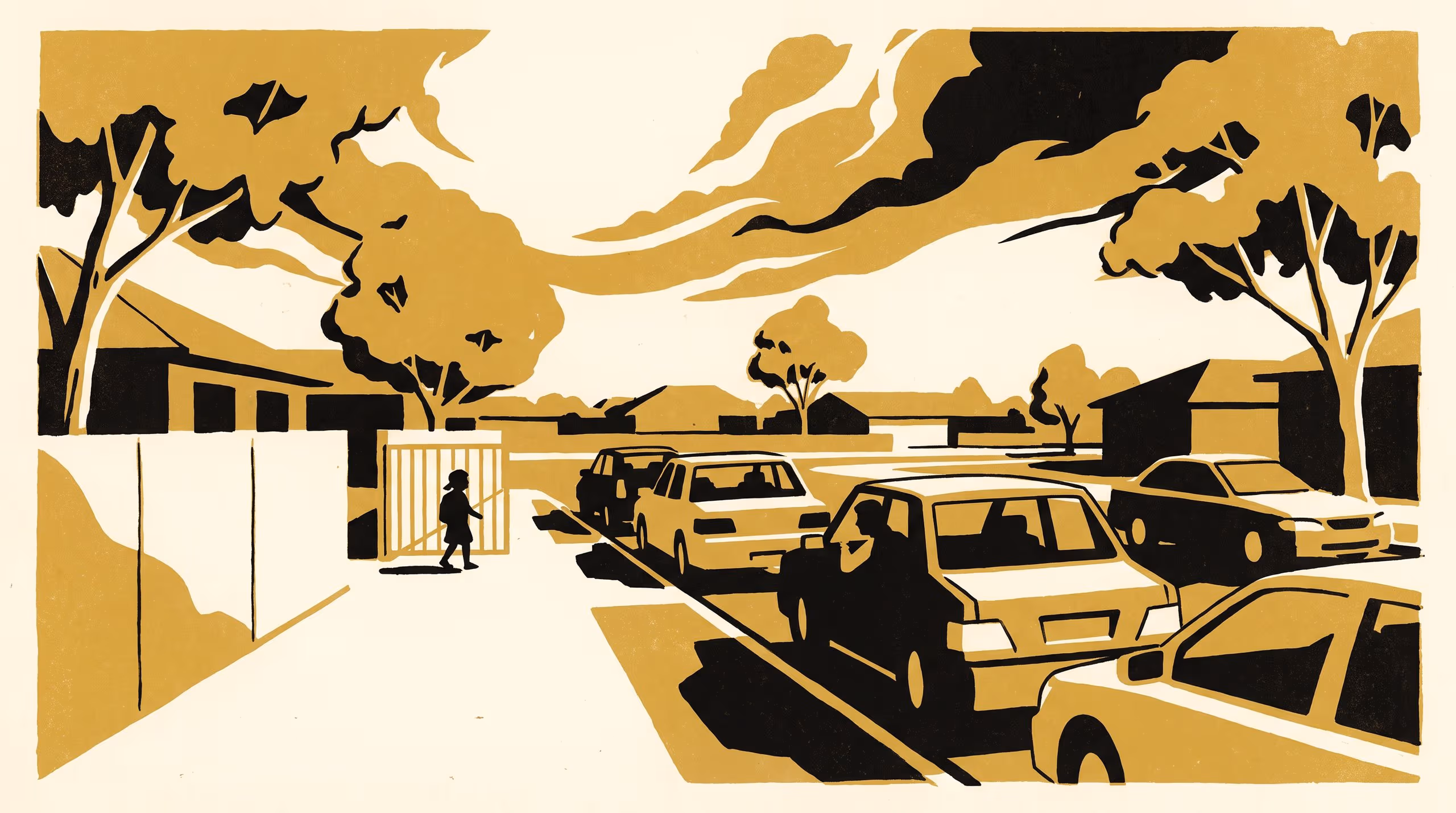 Illustration for HAIL: Horn-and-Arrival Identification Lattice of the school-run street