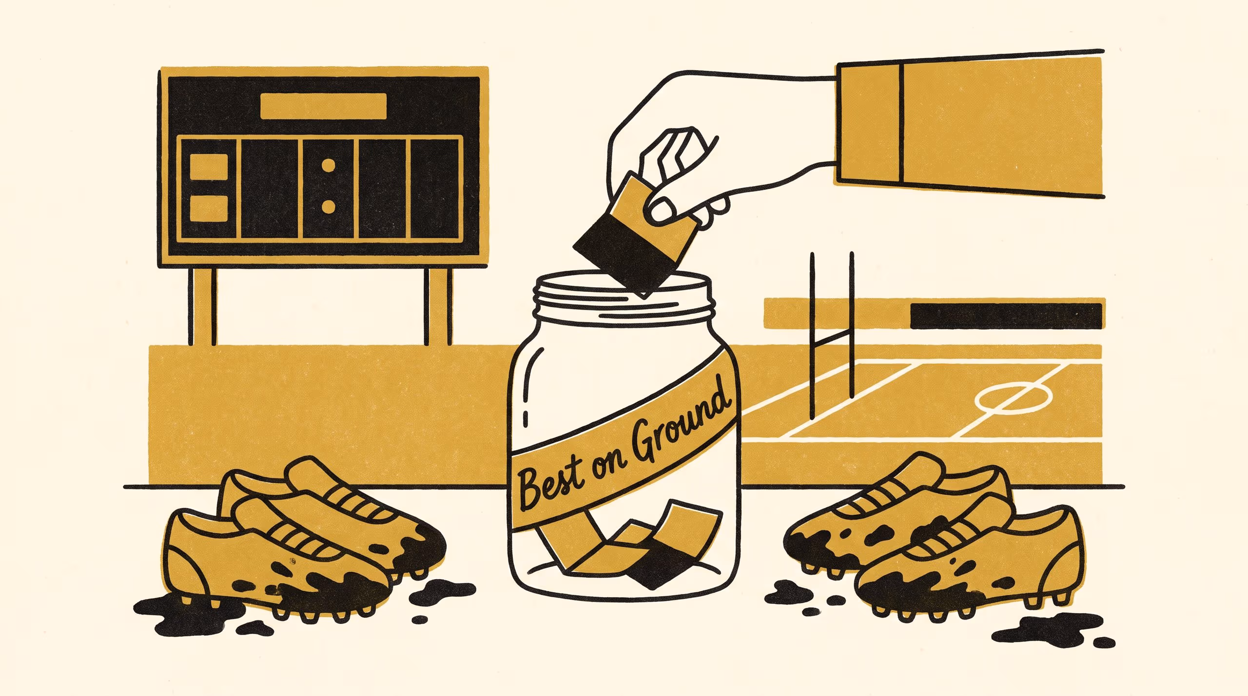 Illustration for The Jar Doesn't Lie, Even When It's Wrong: A Qualitative Interview Study of Spectator Best-on-Ground Voting Across Suburban Football Clubs