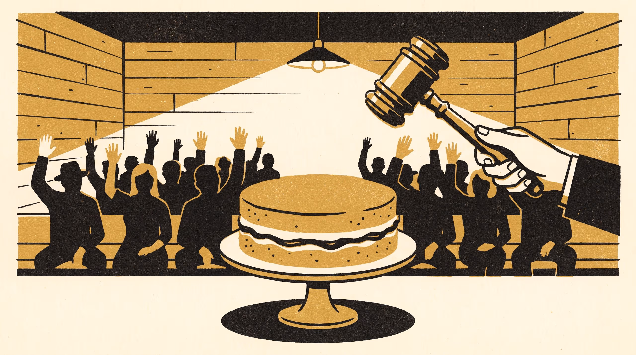 Illustration for Paying for the Baker: Name Effects in Twenty-Three Years of a District Hall's Cake Auction