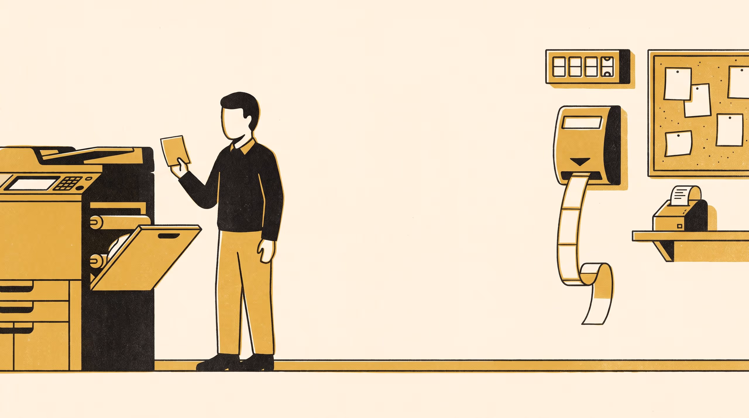 Illustration for Whose Jam Is It Once the Ticket Is Torn?: A Take-a-Number Dispenser Built to Log Each Shared-Printer Jam against the Last Ticket Served