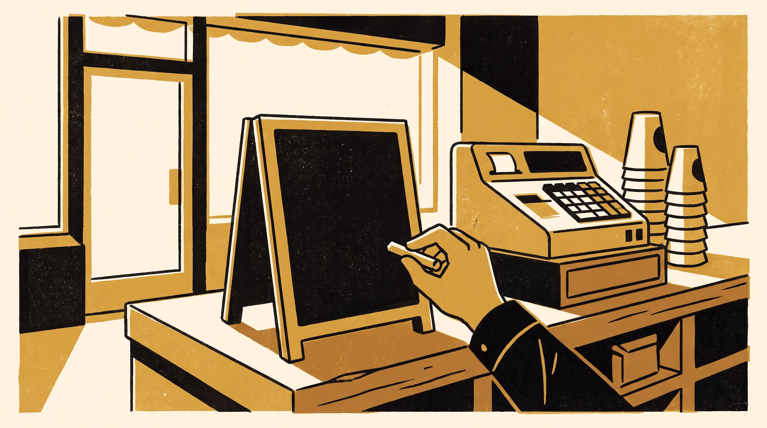 Illustration for Auditing Credential Currency at the Counter: A Ten-Week Taxonomy of Café Wi-Fi Password Chalkboards