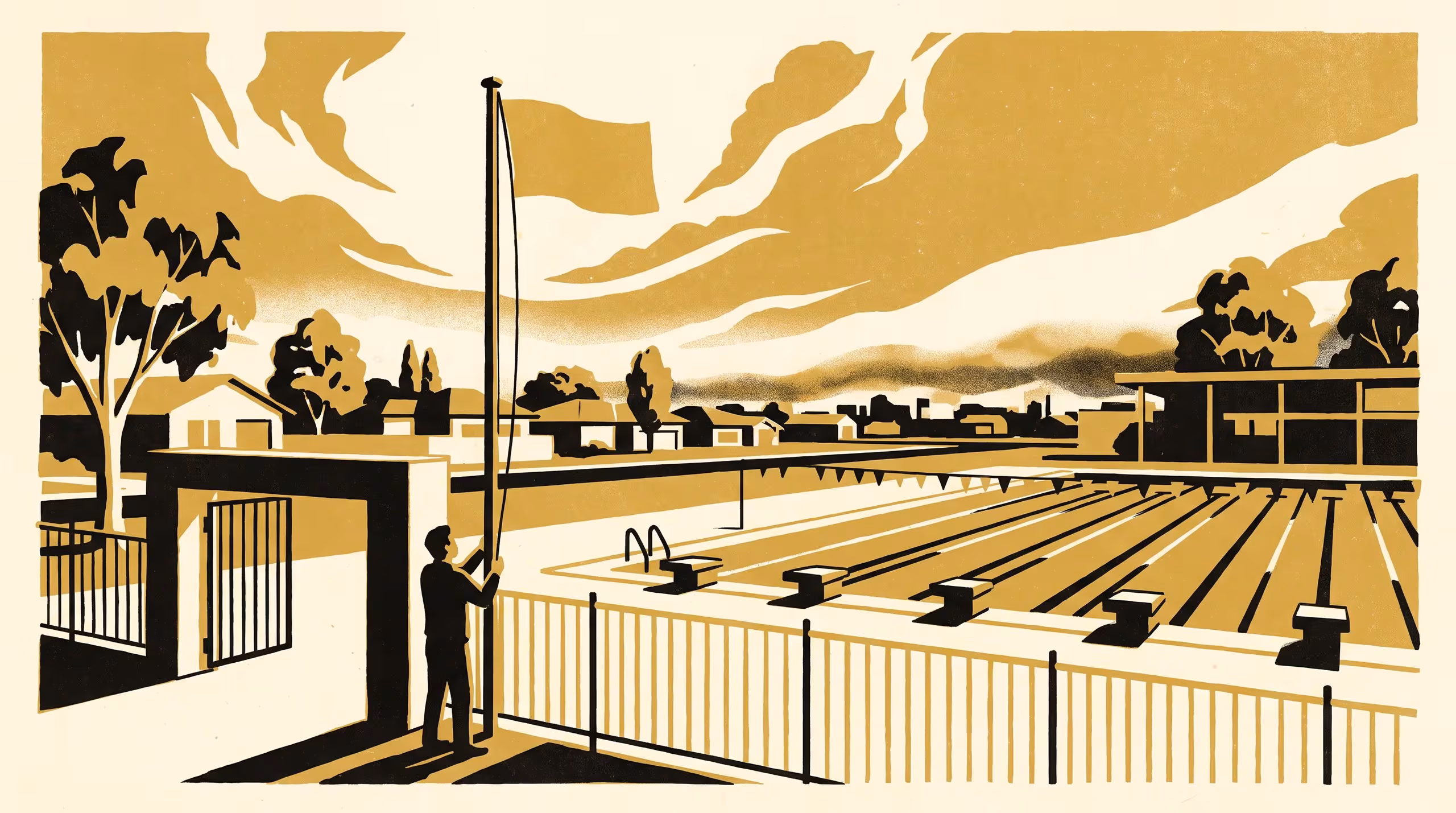 Illustration for Nothing Followed the Flag: A Null-Result Audit of a Suburban Pool's Smoke-Day Flag Against Same-Day Symptoms and Attendance