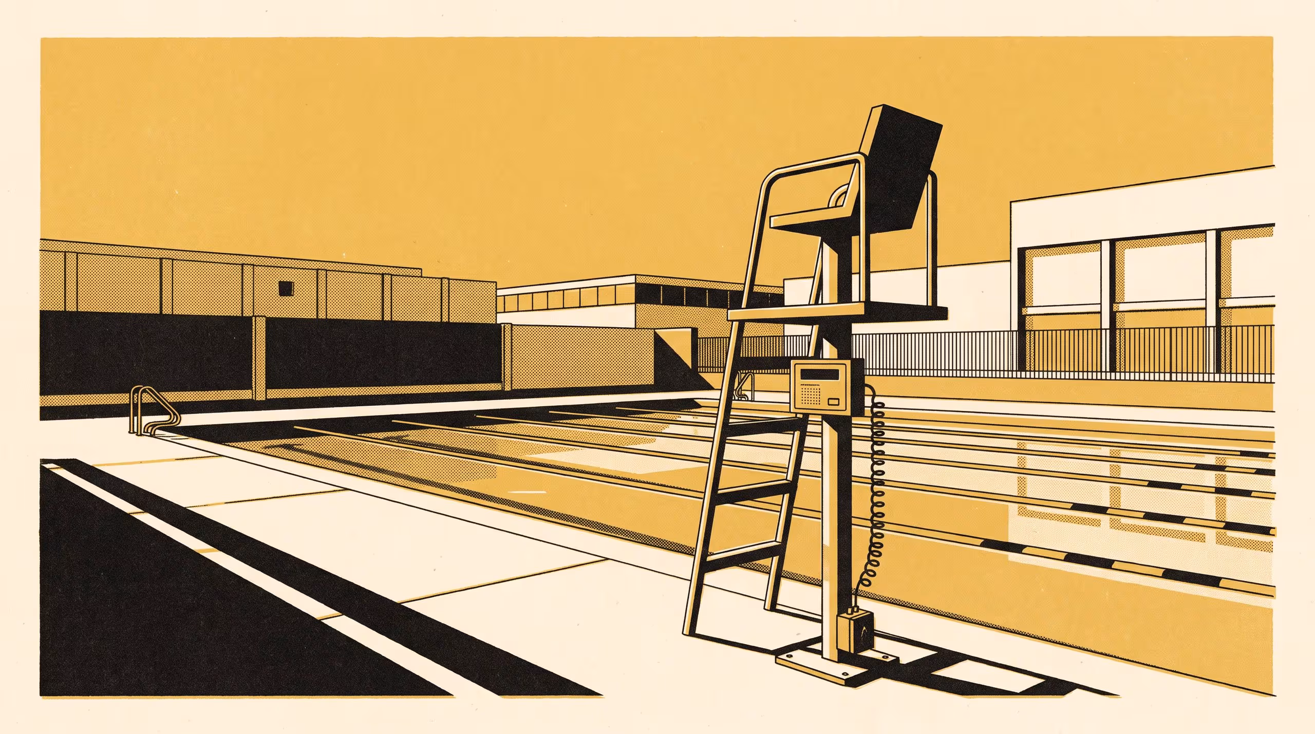 Illustration for The Delegated Eye: Scanning Independence and Alarm Tenure Among Public-Pool Lifeguards