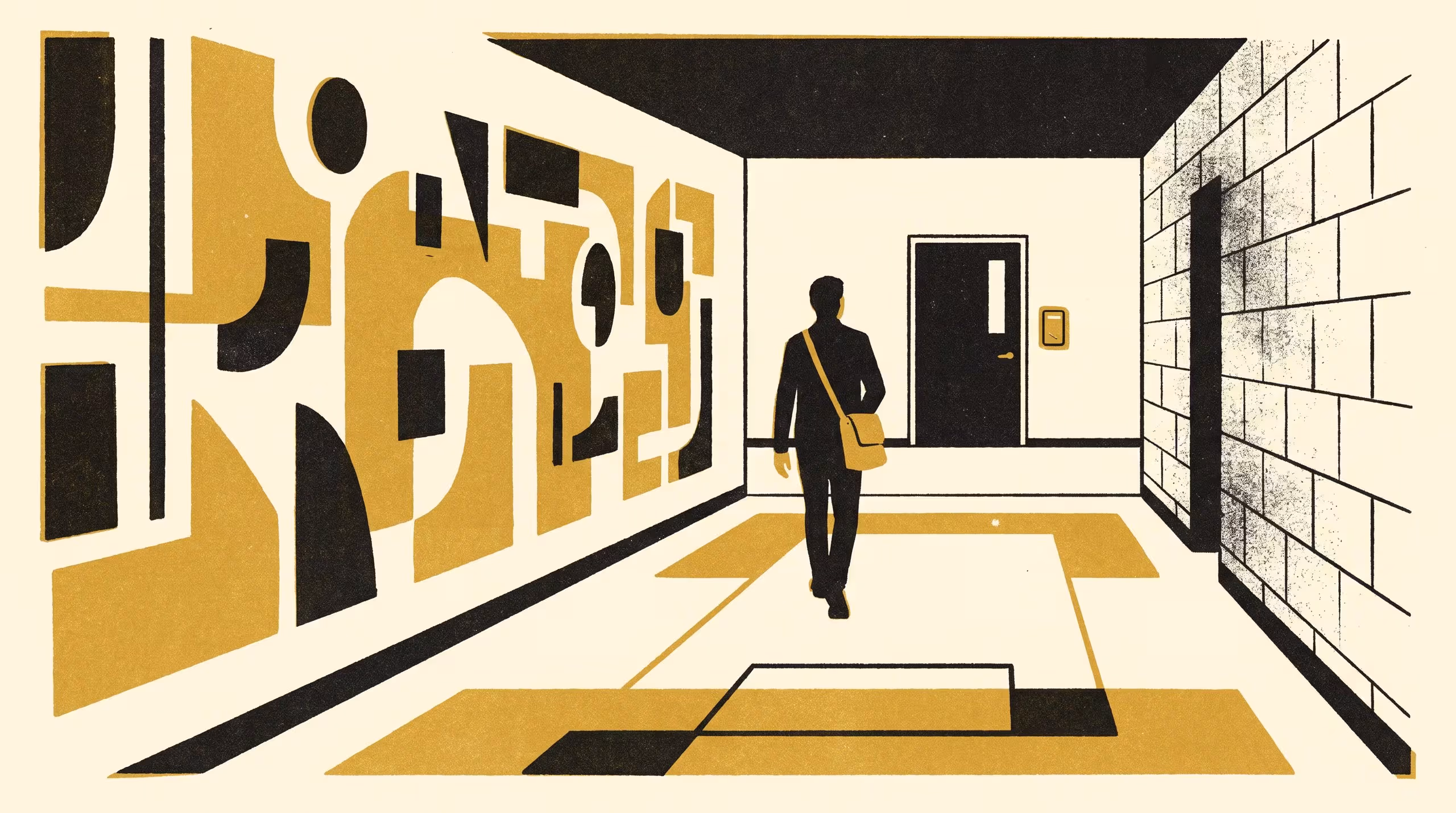 Illustration for Confused, By the Numbers: A Swipe-Card Audit of Wayfinding Time Before and After a Corridor's Directional Signage Became a Mural