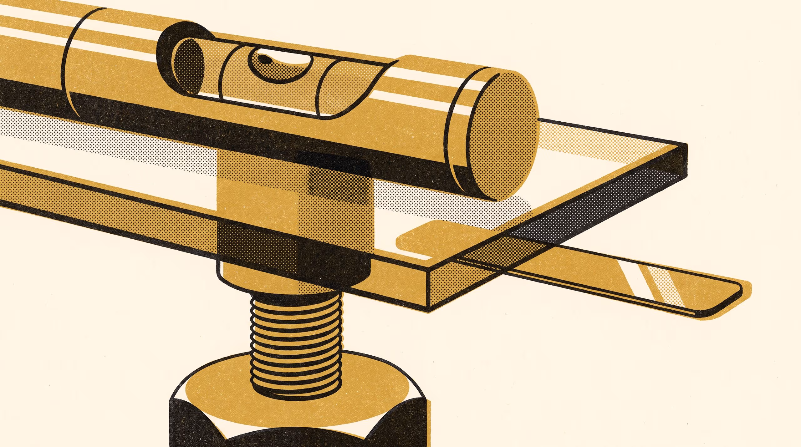 Illustration for Level to the Width of a Shim: Bench tilt and elution time in a gravitational field-flow fractionation channel