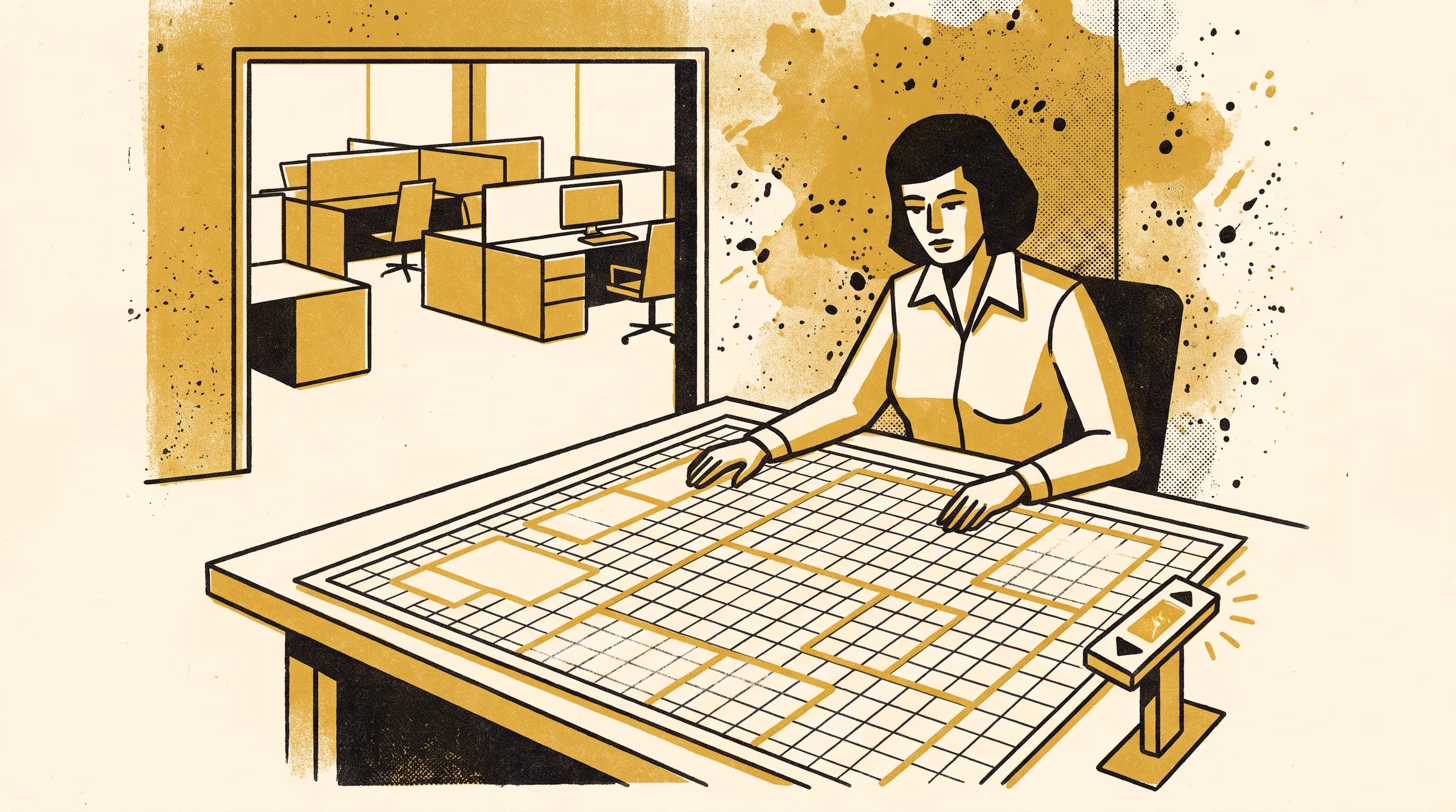Illustration for The Switch Log Now Decides Which Desks Survive the Floor Plan: A Height-Memory Controller for Shared Standing Desks in the Open-Plan Office