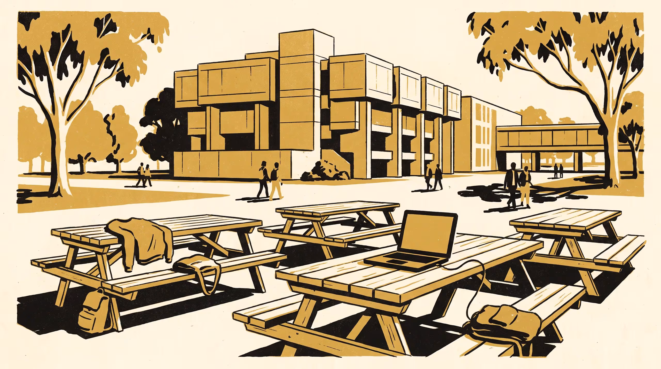 Illustration for Reserved by Jumper, Missed by the Tally: Cataloguing How Informal Picnic-Table Claims Escape Facilities' Sit-and-Count Tally