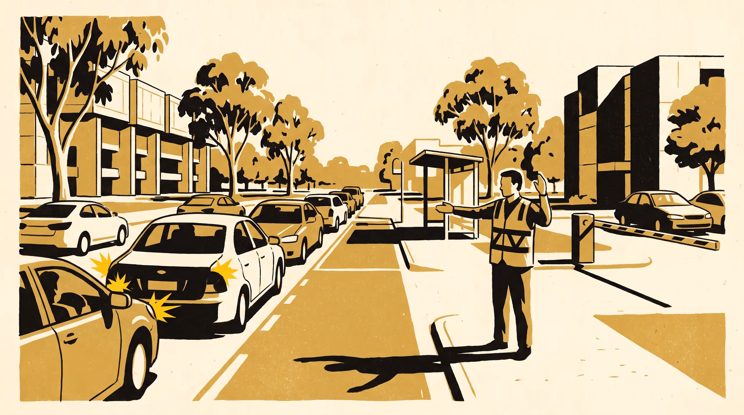 Illustration for BLINK: A Behavioural Lane-Indicator Notation Key for Kerbside Priority Calling