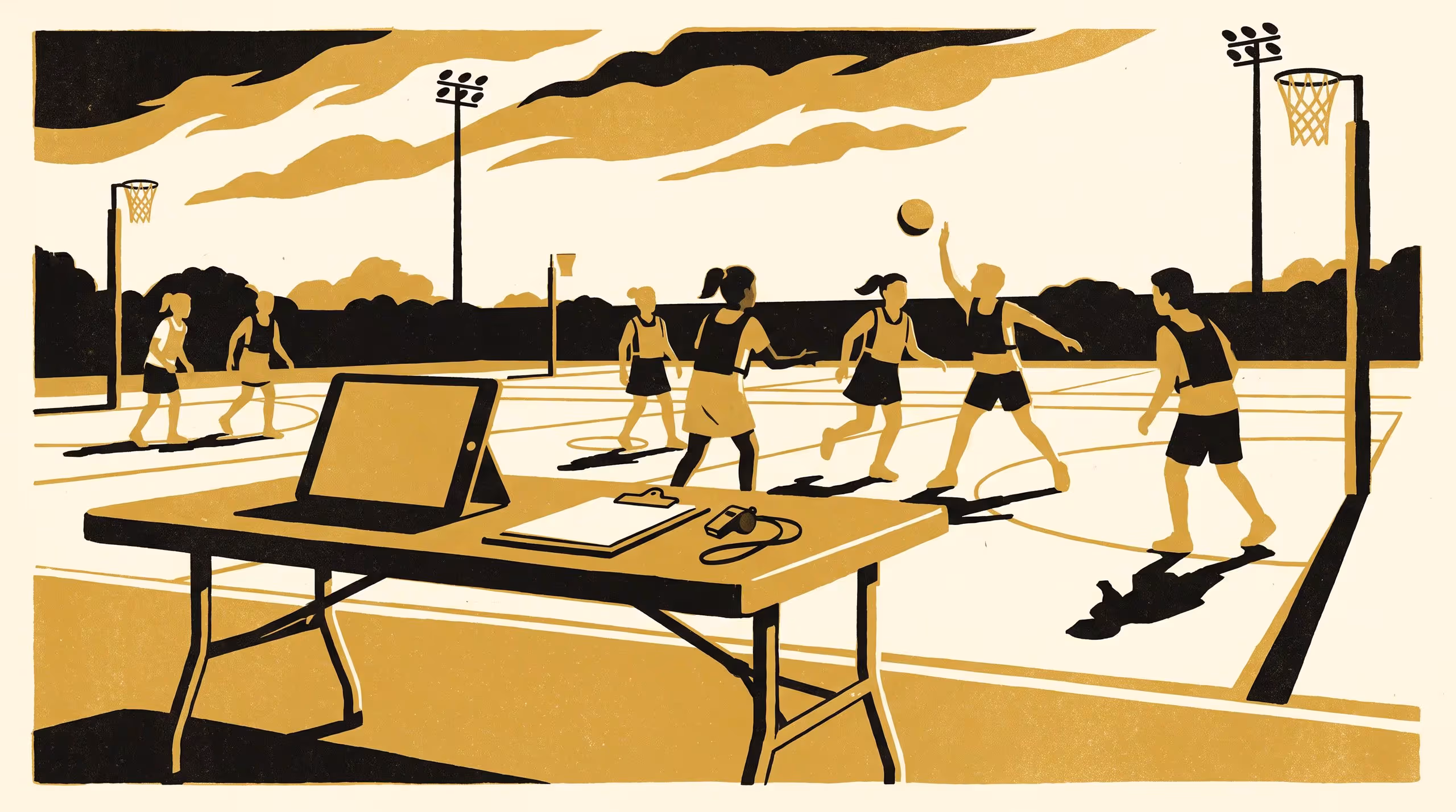 Illustration for Signed Without Scrolling: Typologising the Human Sponsors of Junior Netball's Automated Team-Selection App