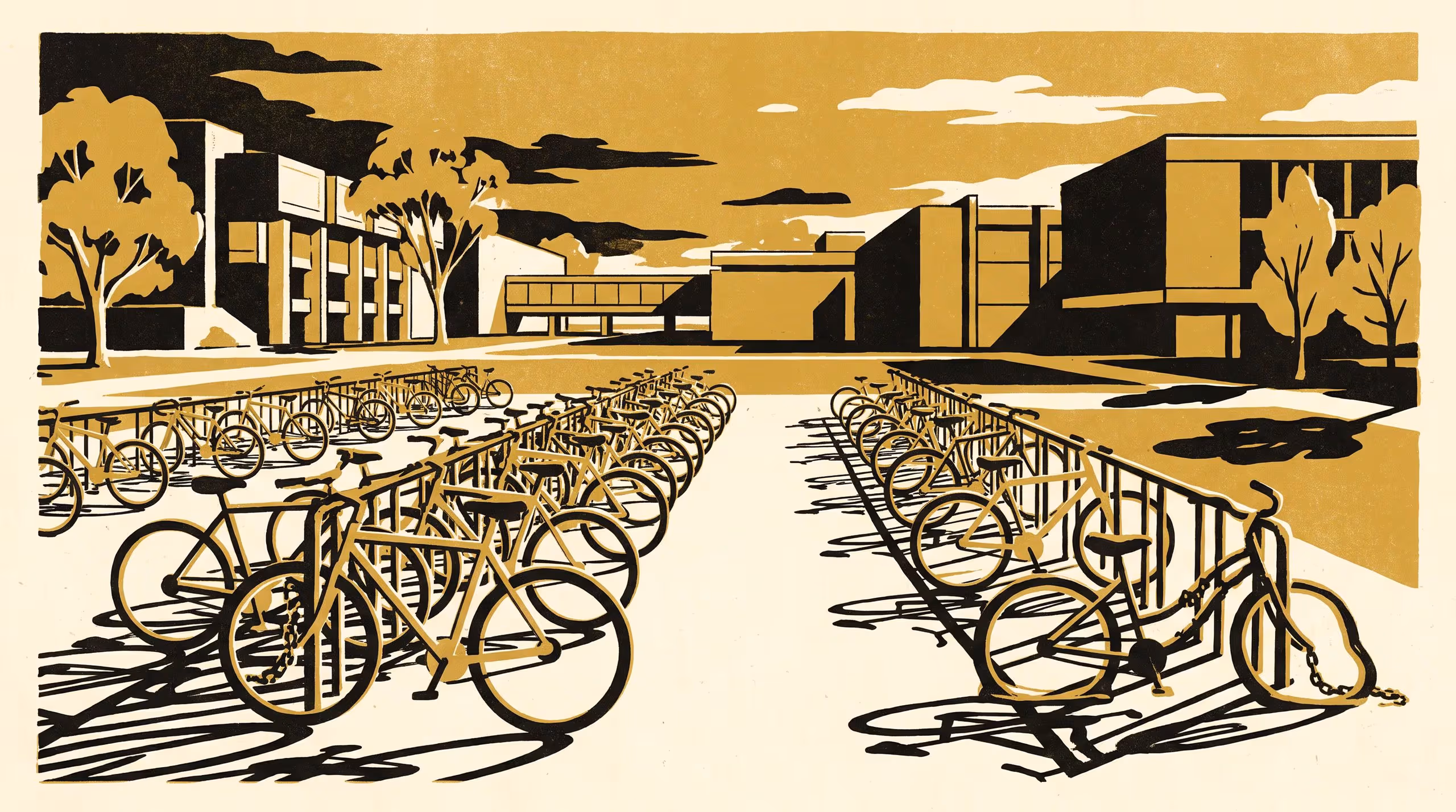 Illustration for Flat Tyre, Full Slot: Classifying Campus Bike-Rack Dwell Time Against Facilities' Daily Occupancy Photo