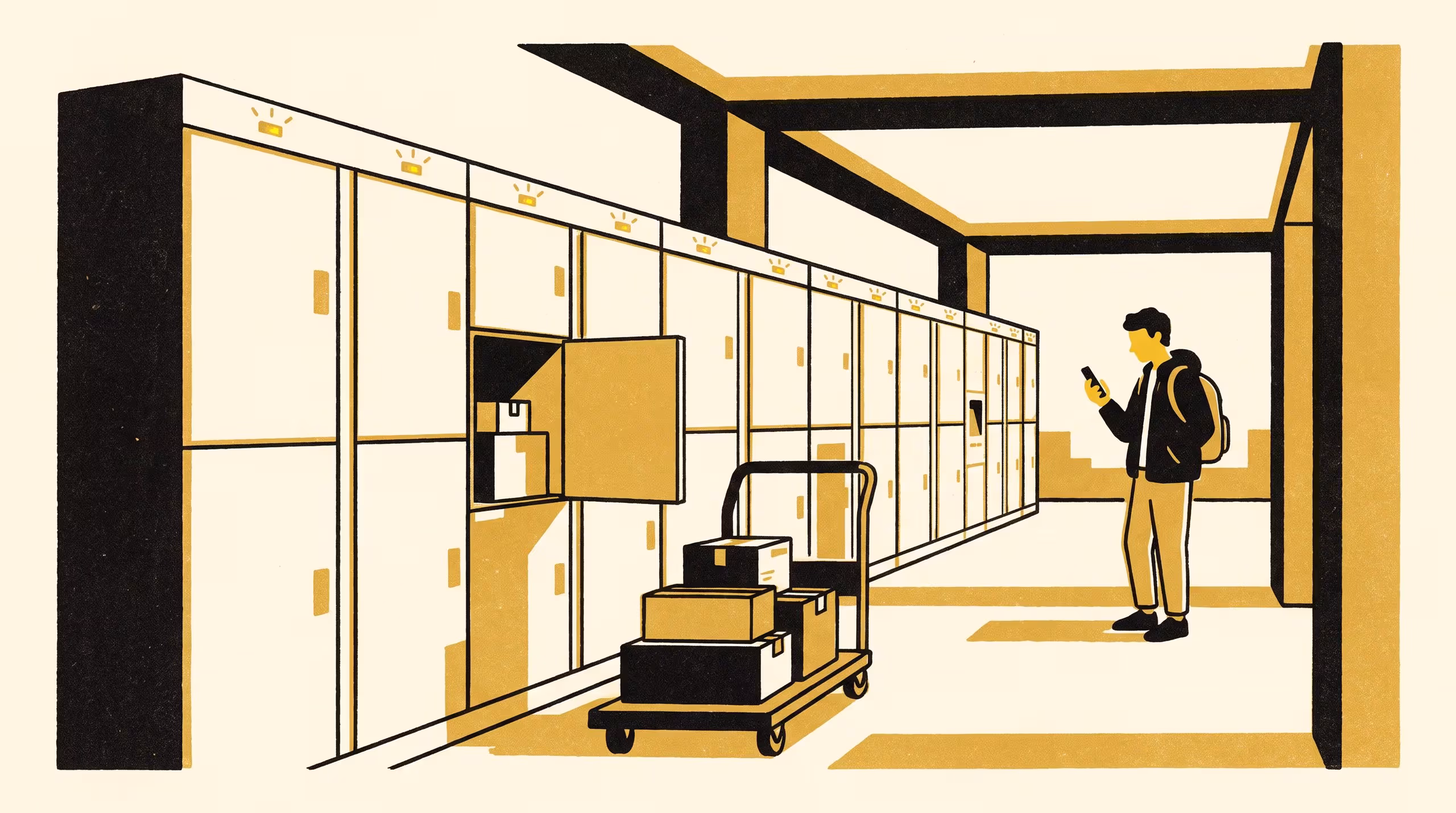 Illustration for Notified, Not Yet Loaded: Predictive Ready-for-Pickup Alerts Against a Parcel Locker's Own Door-Sensor Confirmation
