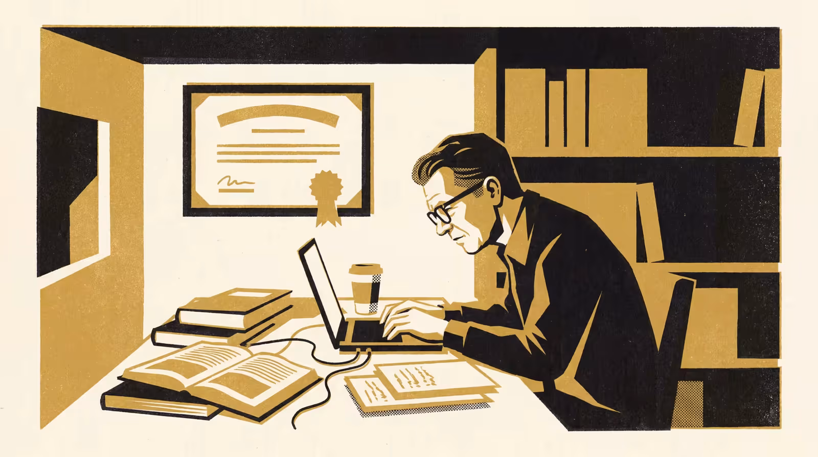 Illustration for Fluent on Paper: Validating the Mandatory AI-Literacy Self-Assessment Against Measured Task Performance in a Postgraduate Cohort