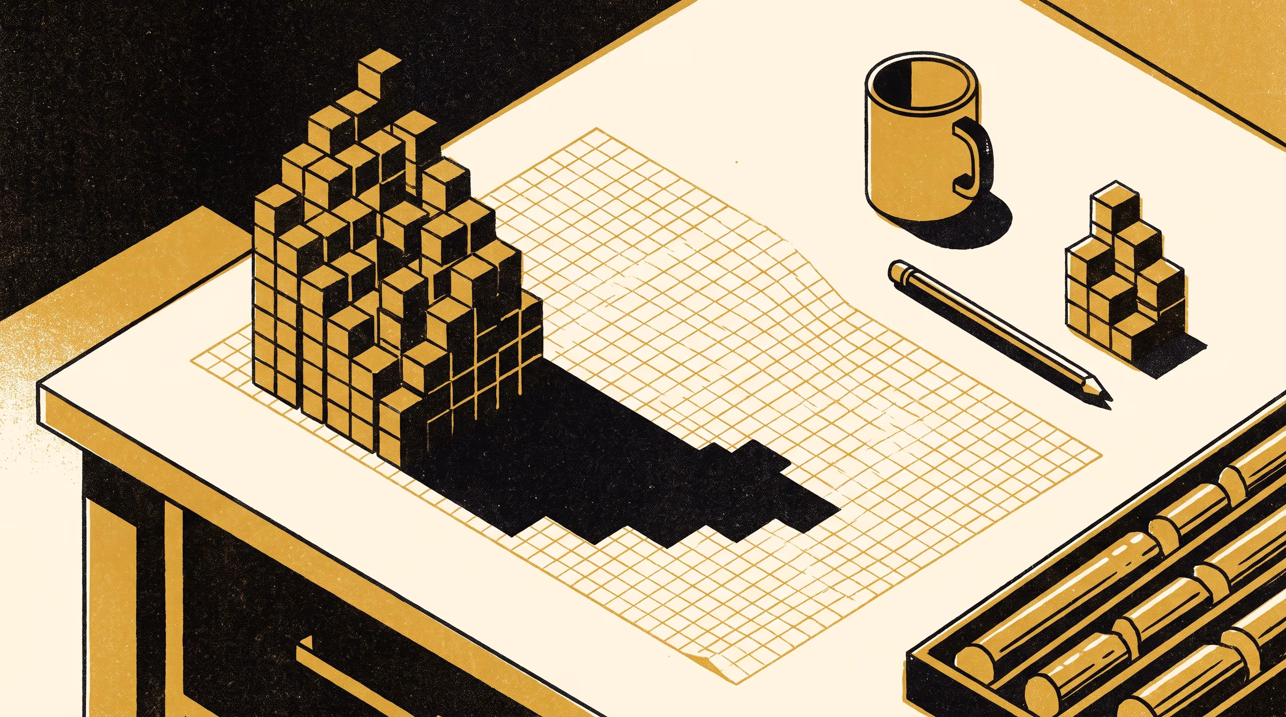 Illustration for How Far Down the Core Sits: Colengths of Cores of Random Zero-Dimensional Monomial Ideals in Three Variables