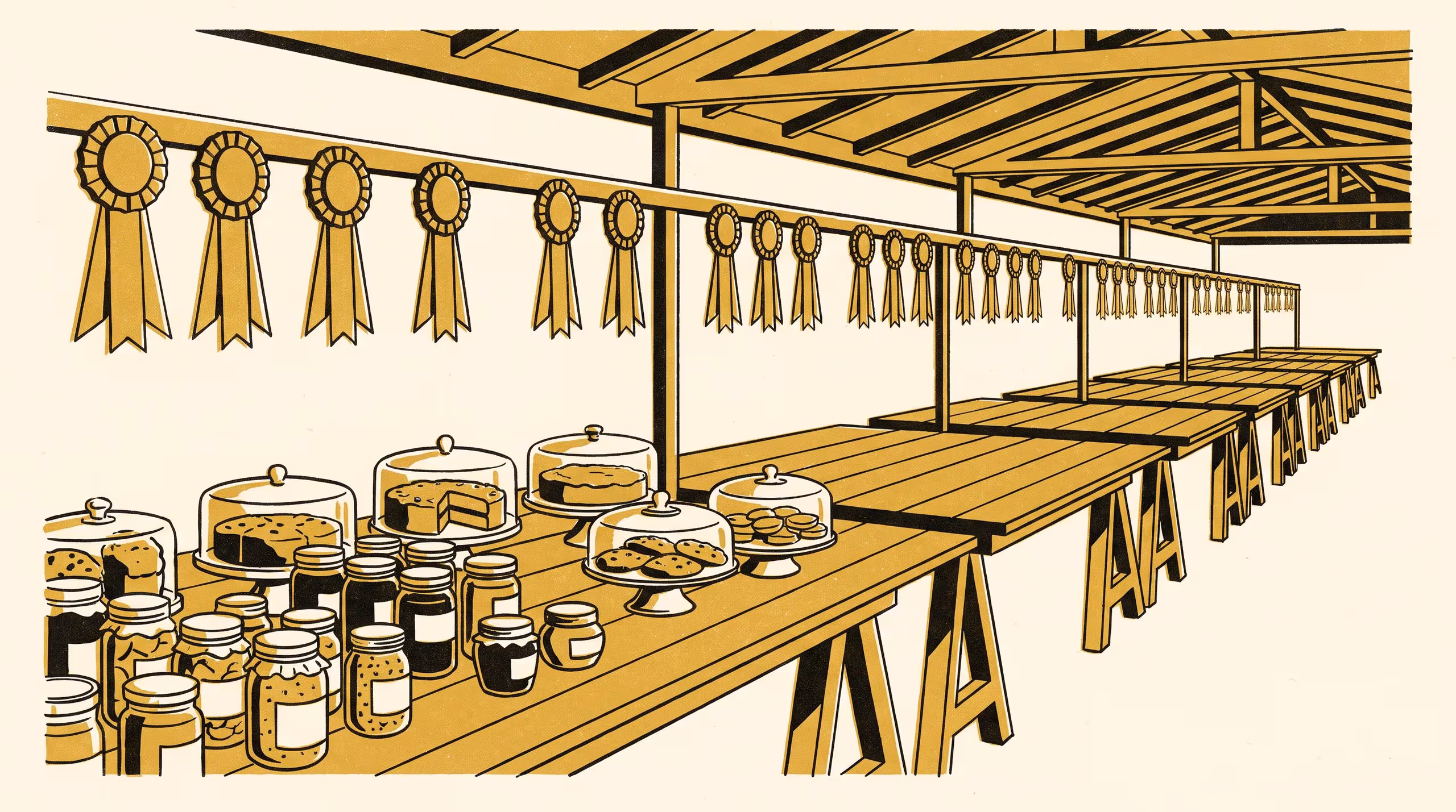 Illustration for A Class Enters and Never Leaves: A Thirty-Year Archival Analysis of a Country Show Society's Cookery Schedule and the Mechanism That Admits a Class