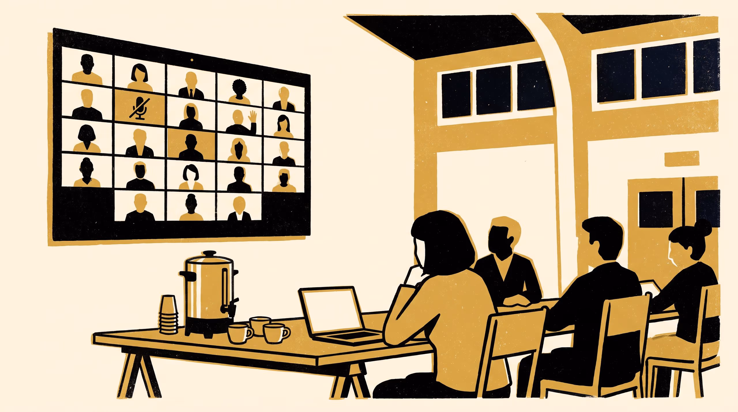 Illustration for “You’re on Mute” as a Point of Order: Does the call decide whose remark reaches the minutes?