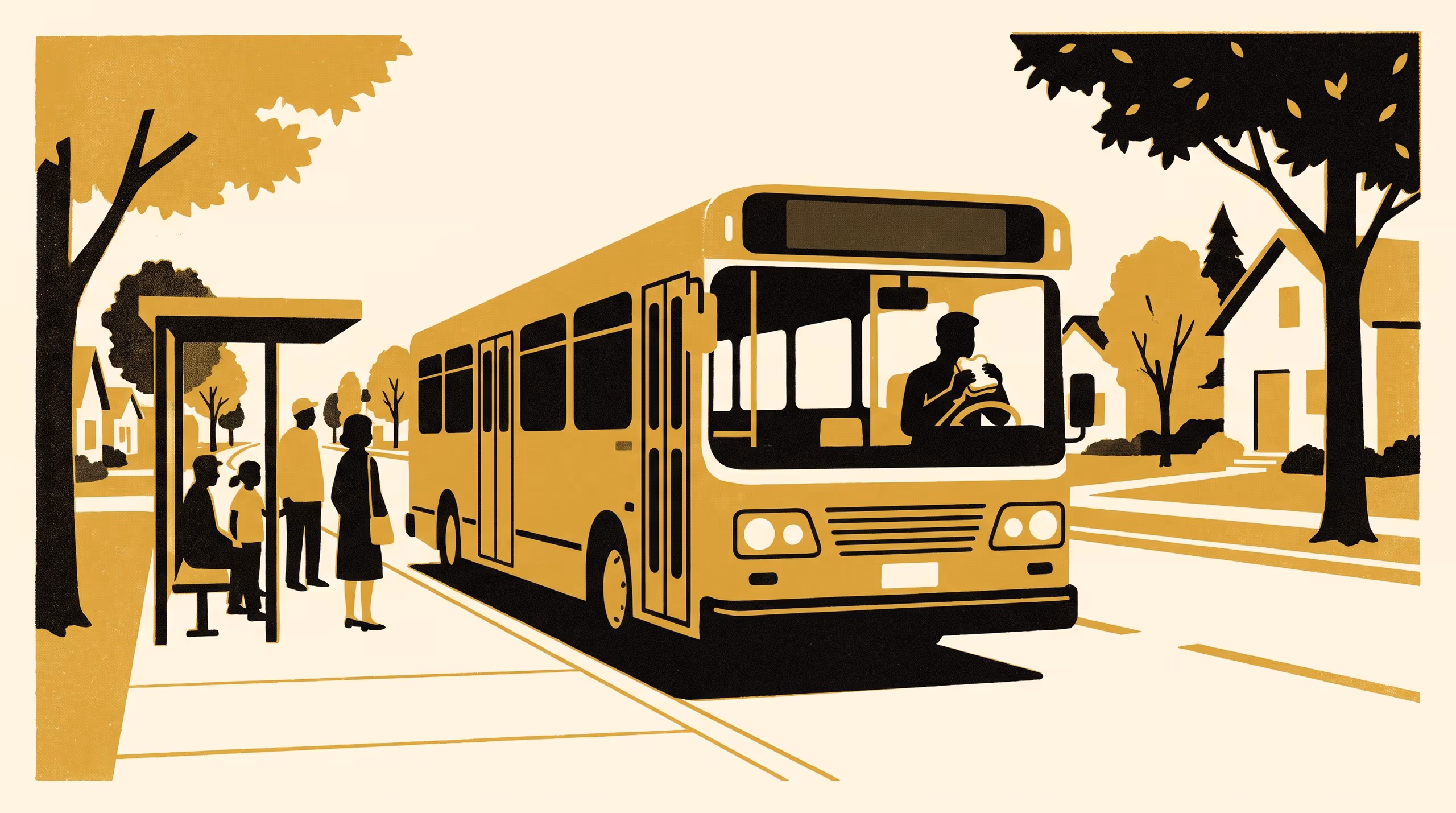 Illustration for Does a NOT IN SERVICE layover still count as a served stop?: A five-level Layover-Blind Maturity Model scored across 48 suburban depots