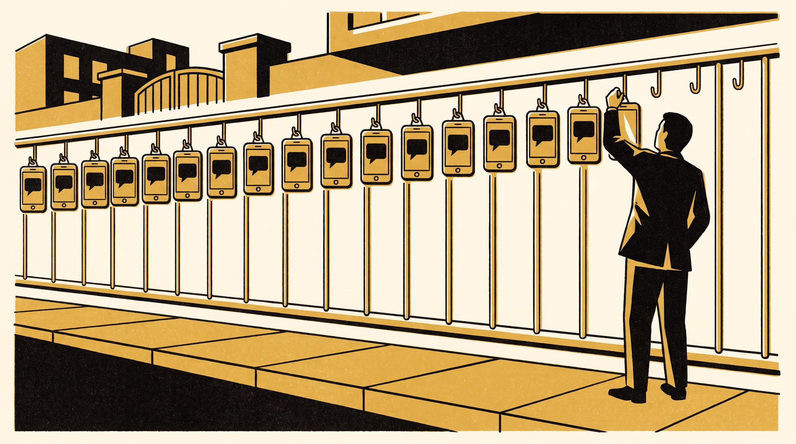 Illustration for Nobody Was Left to Be Absent: A Fourteen-Week Second-Site Replication of the Membership-Roll Long Tail in 41 Parents' Group Chats