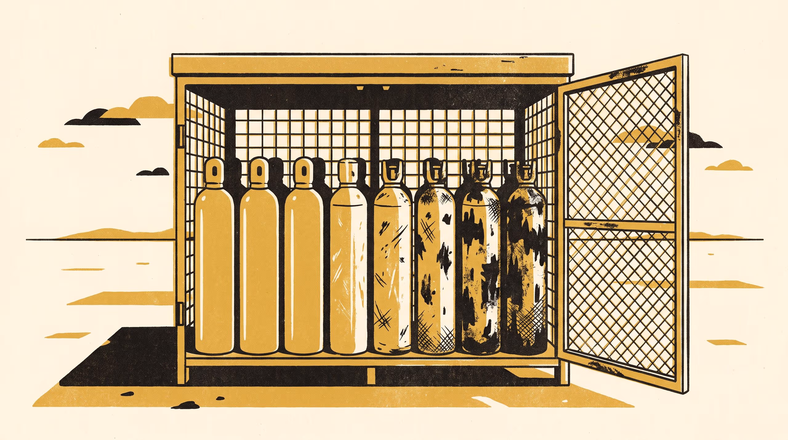 Illustration for Towards a Cage-Loading Standard: What Customers Trade Off When Choosing a Swap-and-Go Gas Cylinder, Priced in Cents