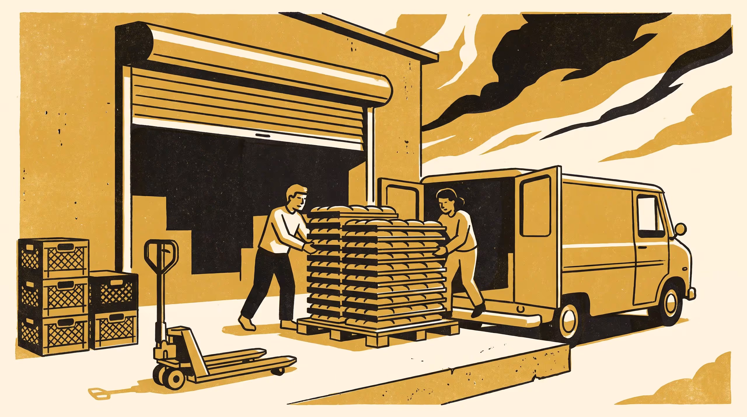 Illustration for Most of the Movement Is One Bakery: Variance Decomposition of a Food Relief Network's Meals-Provided Figure Across 34 Sites and 21,412 Consignments
