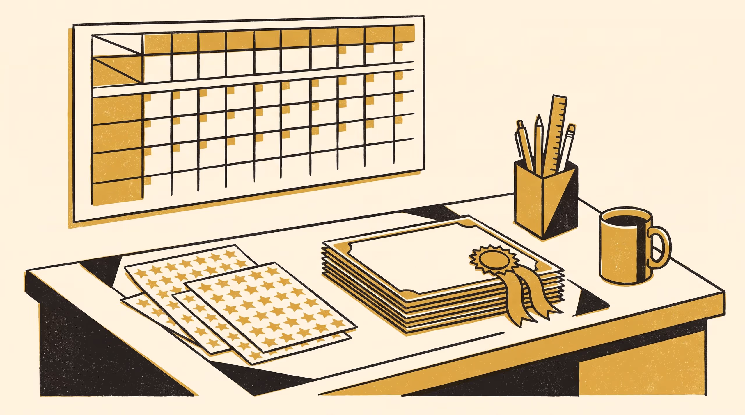 Illustration for Recovering the Unwritten Roster: Rotation Structure and End-of-Term Clearance in Four Years of Student-of-the-Week Award Columns