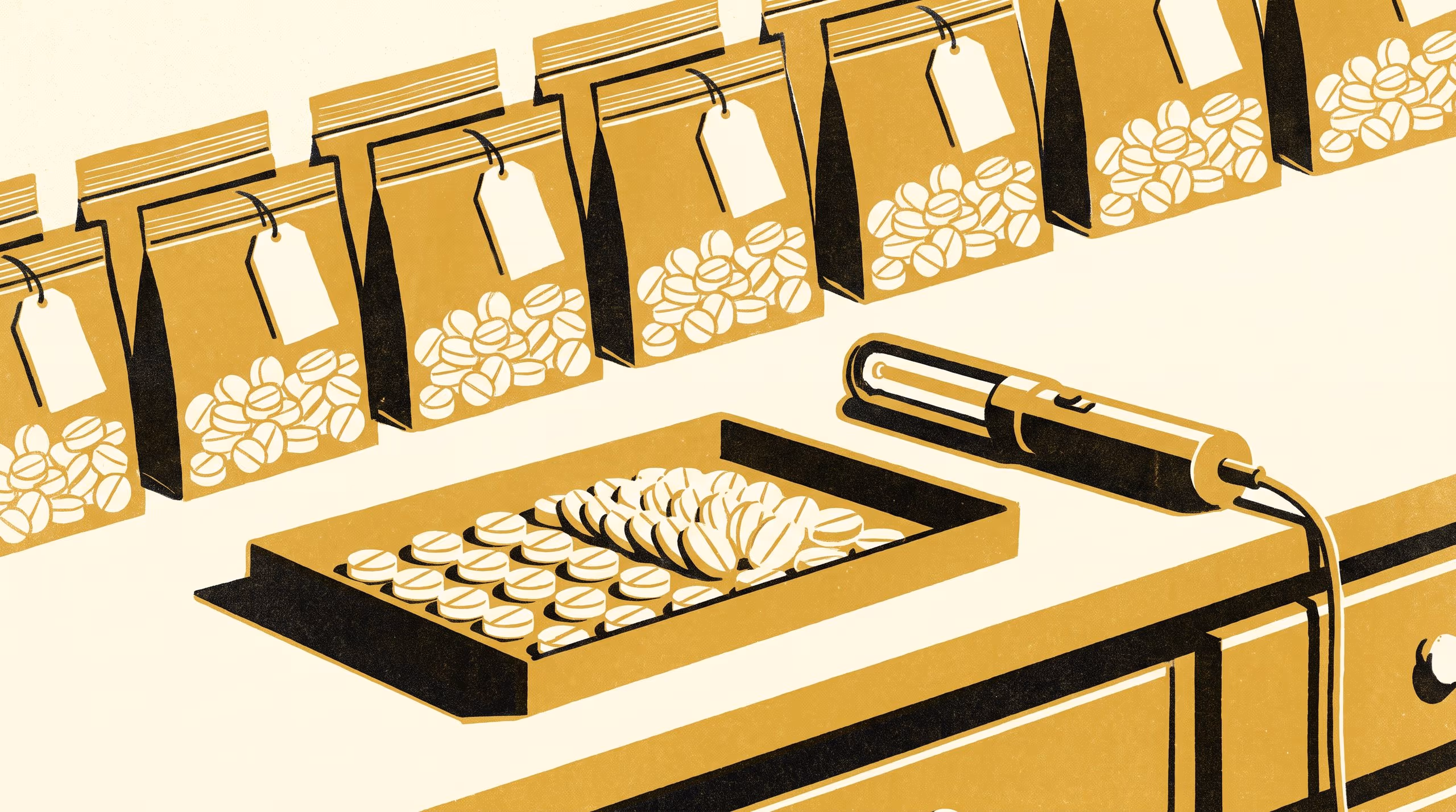 Illustration for How Many Tablets, From How Many Bags: A two-stage sampling plan, checked against 30 mock consignments