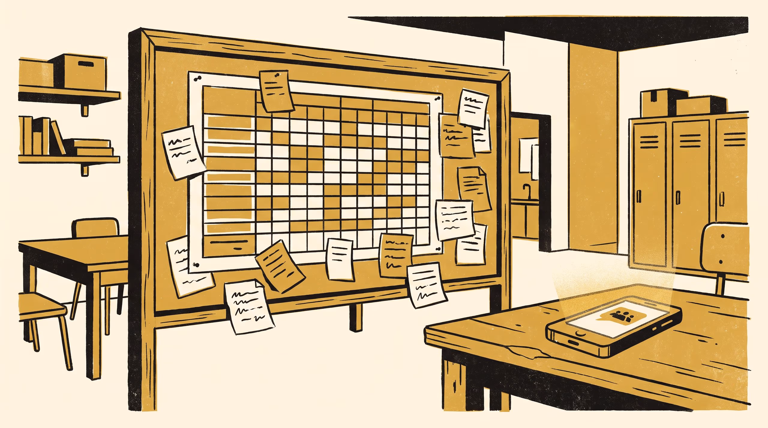 Illustration for Towards a Single Channel of Record: The Shift Swaps the Roster App Never Saw, in Workers' Own Words