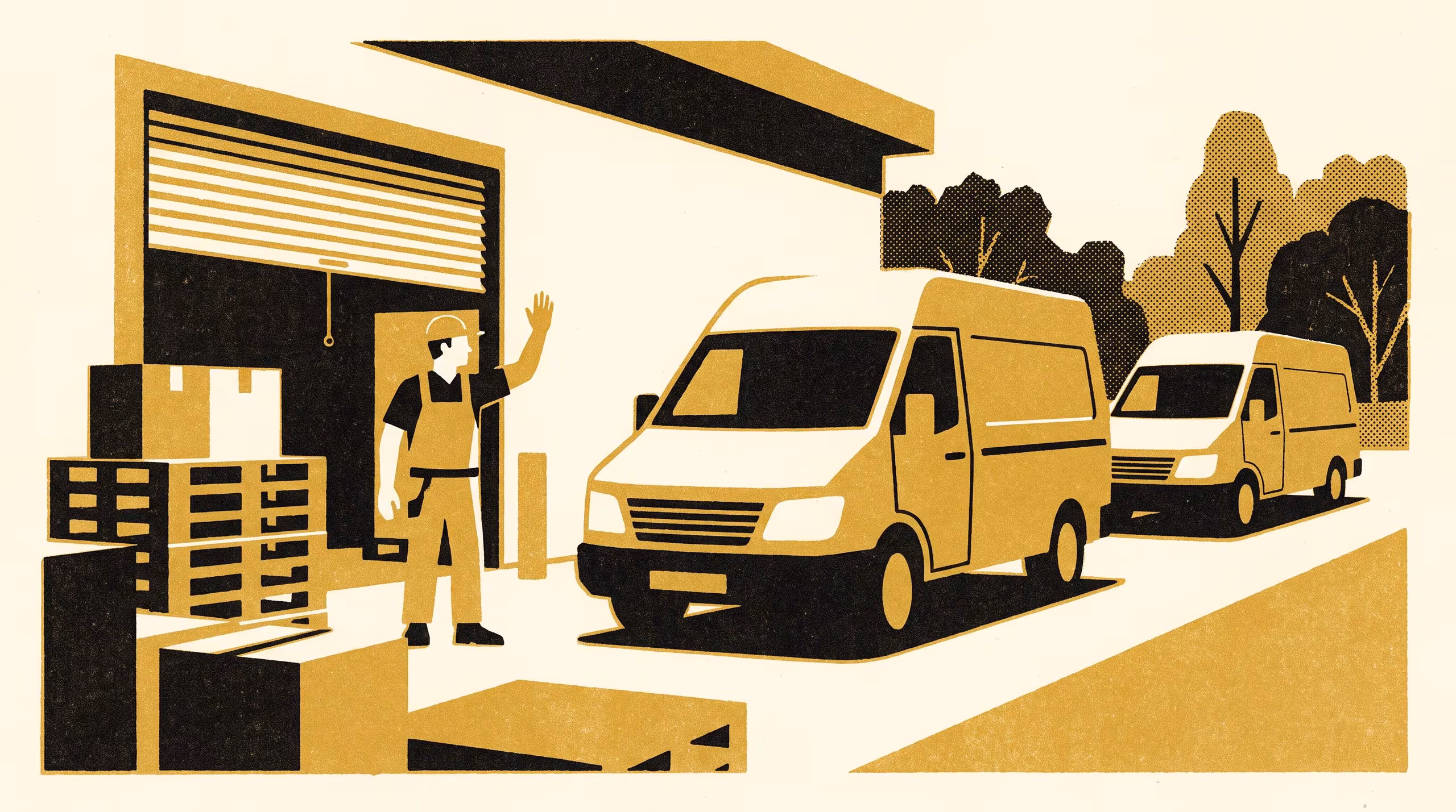Illustration for Waved Through, Not Booked In: Hand-Signal Sequencing and the Loading Dock's Advance-Booking Forecast