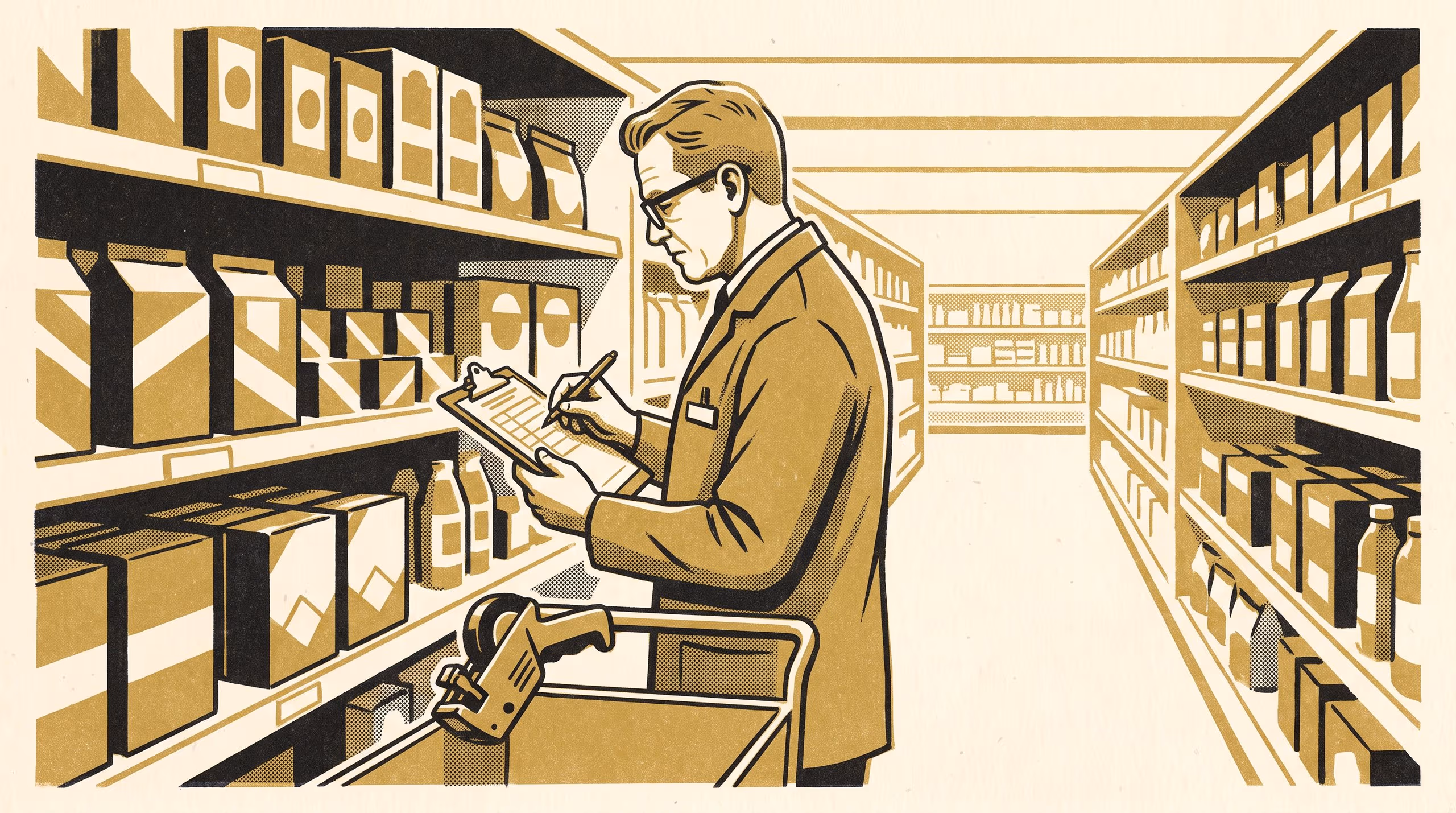 Illustration for Documenting Discretion: What Reductions Officers Call the Stock They Won't Mark Down Yet