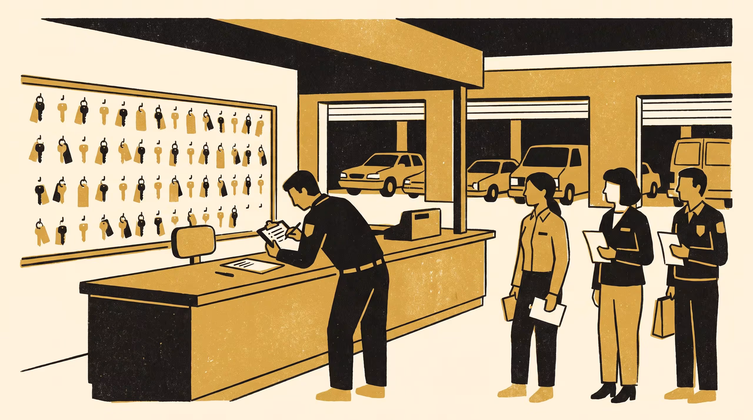 Illustration for Read When the Queue Is Empty: Auditing the Motor-Pool Desk's Booking-Deposit Tier Against Its Own Written Risk Rubric