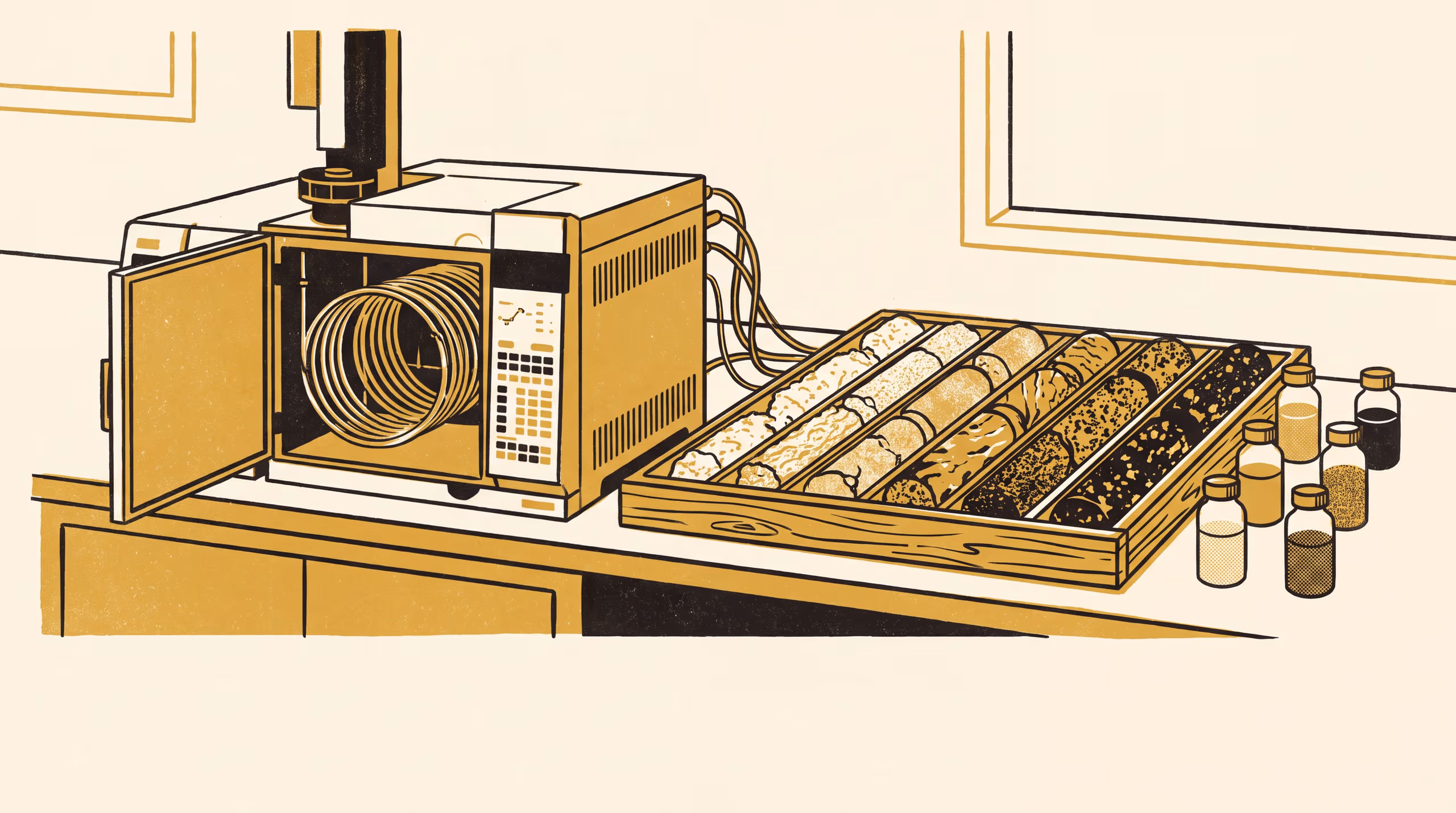 Illustration for Seven Metres Below the Contact: Surface energies of saprolite, saprock and fresh granite by inverse gas chromatography