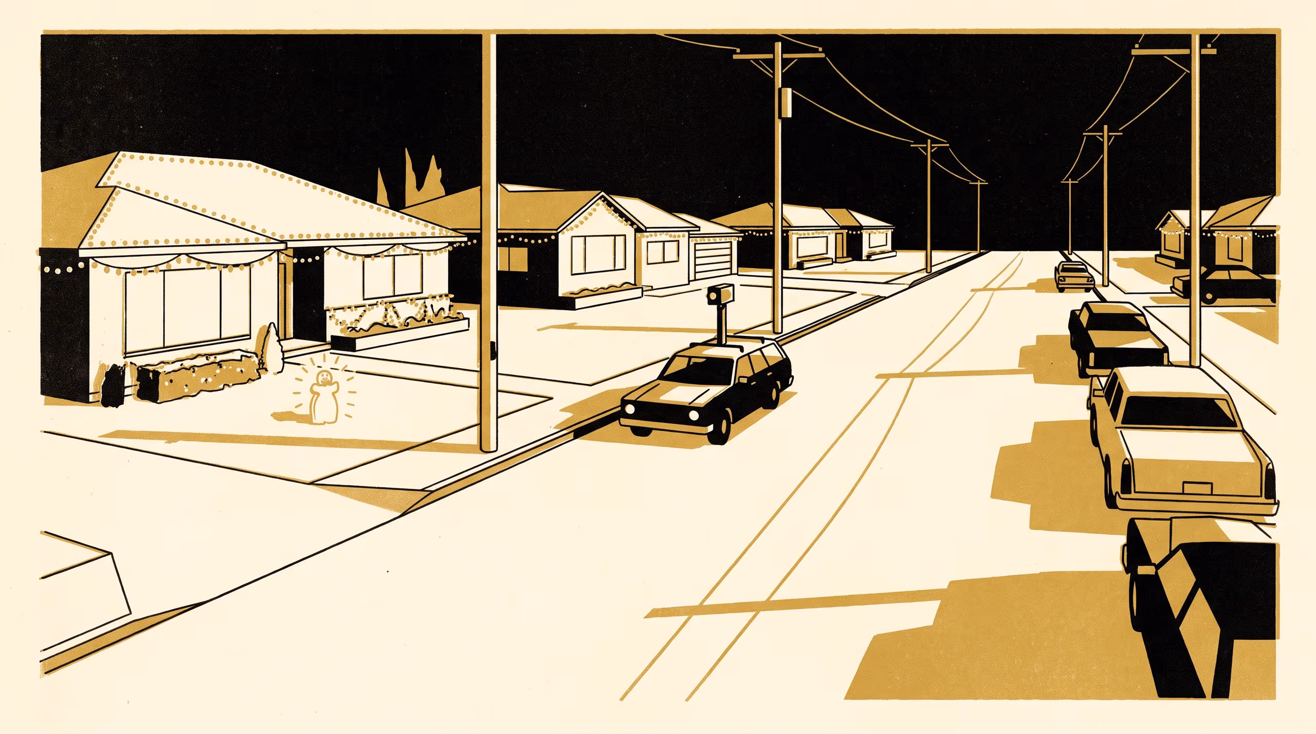 Illustration for LUMEN: A Vehicle-Mounted Photometric Rig for Suburban Festive-Light Displays