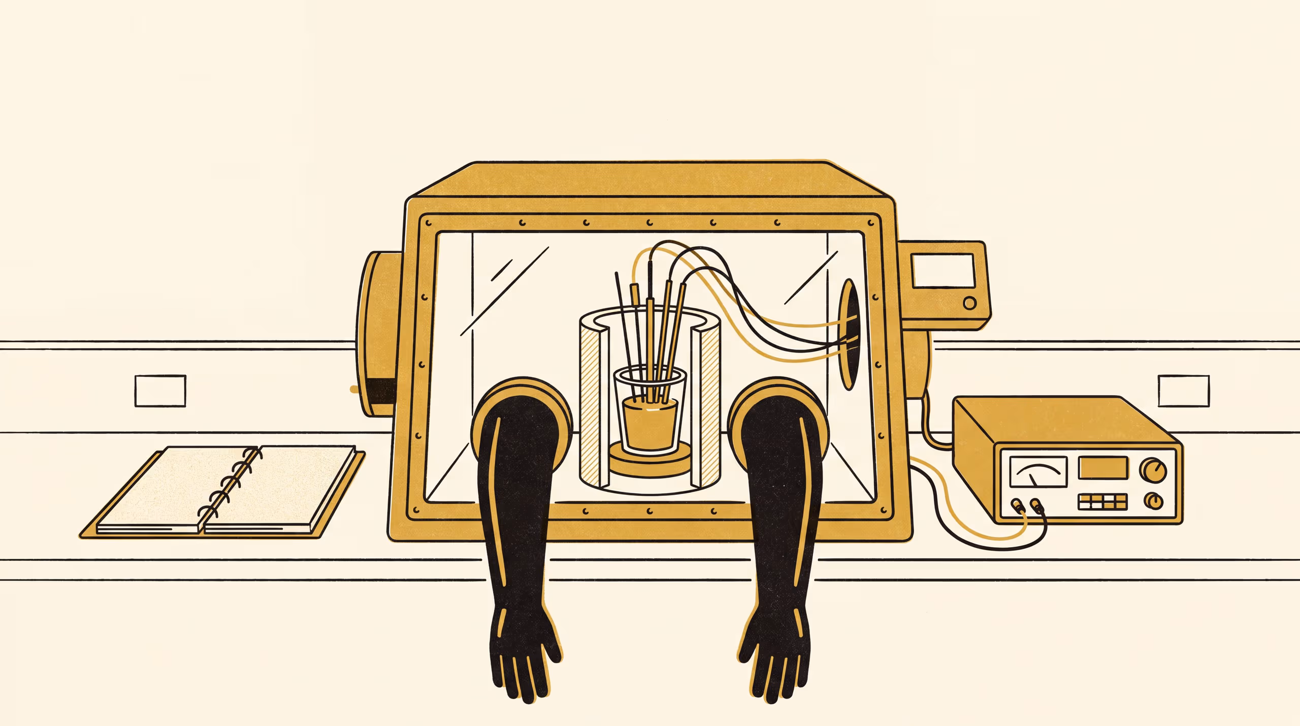 Illustration for A Zero That Wandered: Re-referencing a semester of LiCl–KCl voltammetry against each scan's own lithium onset