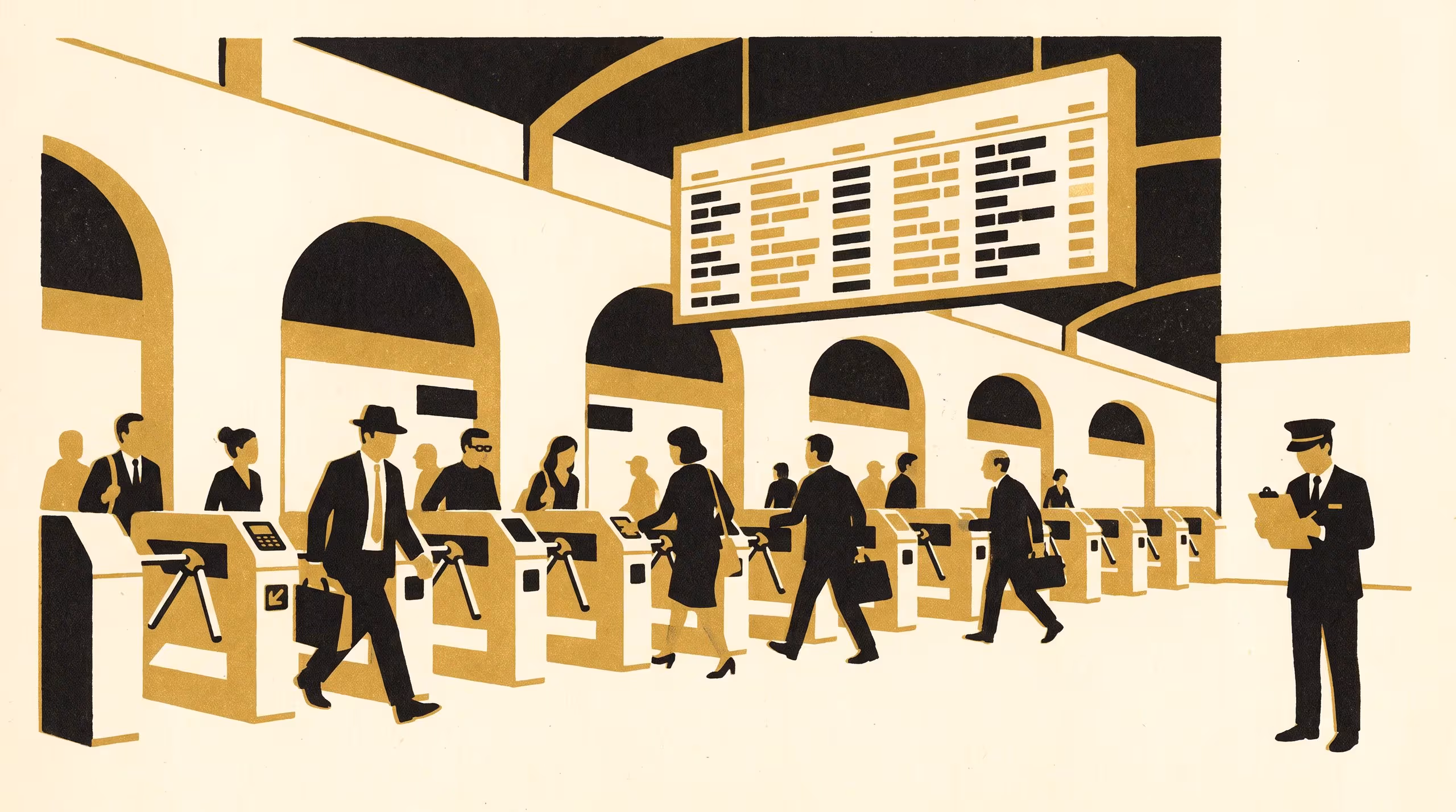 Illustration for The Gate Remembers What It Wants To: Reconstructing Boardings From Smartcard Taps to Audit a Service-Frequency Index