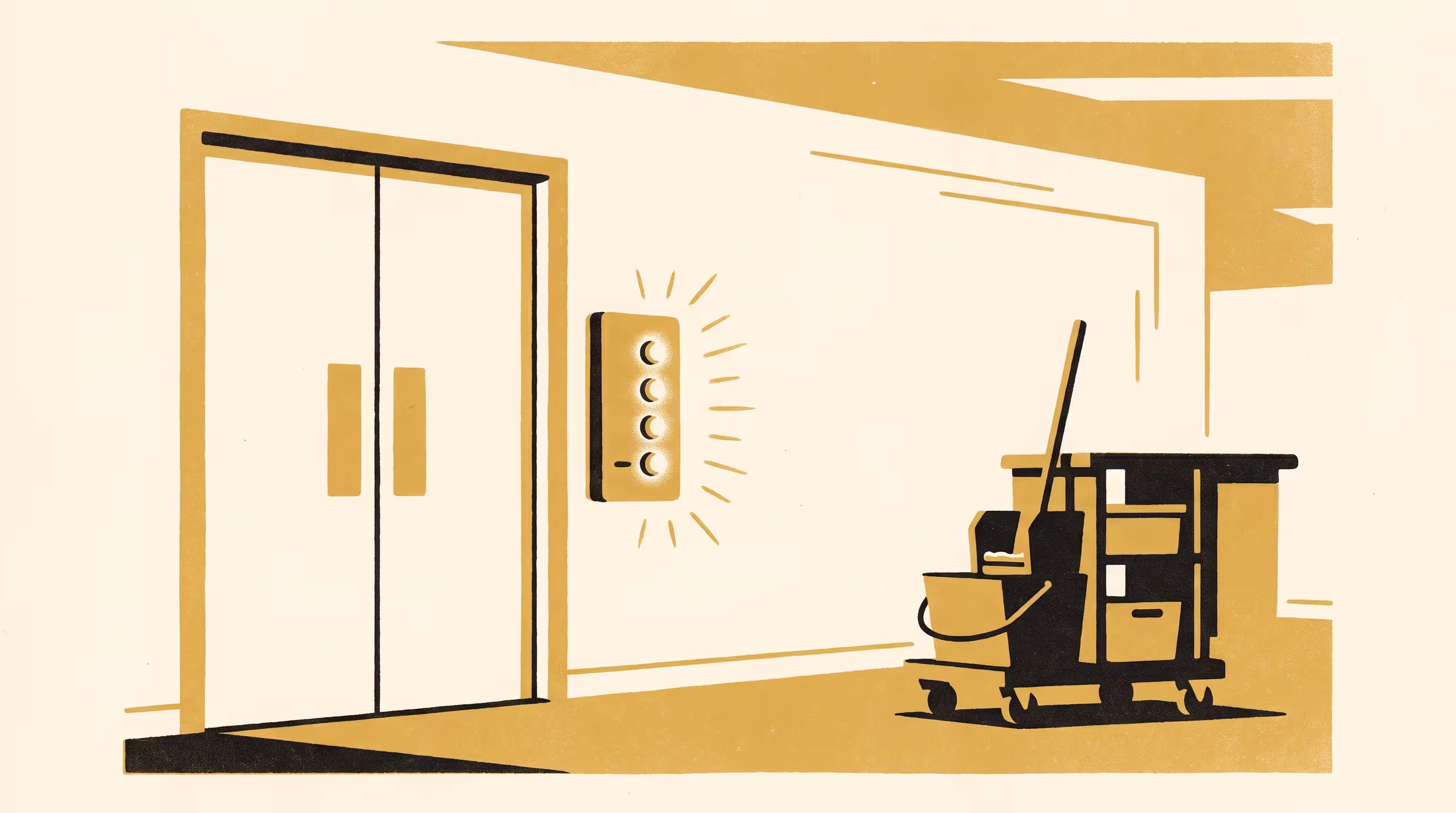 Illustration for Nobody's Unhappy at 6 AM: Timestamp-Clustering a Restroom Satisfaction Kiosk's Button Presses Against the Cleaning Roster