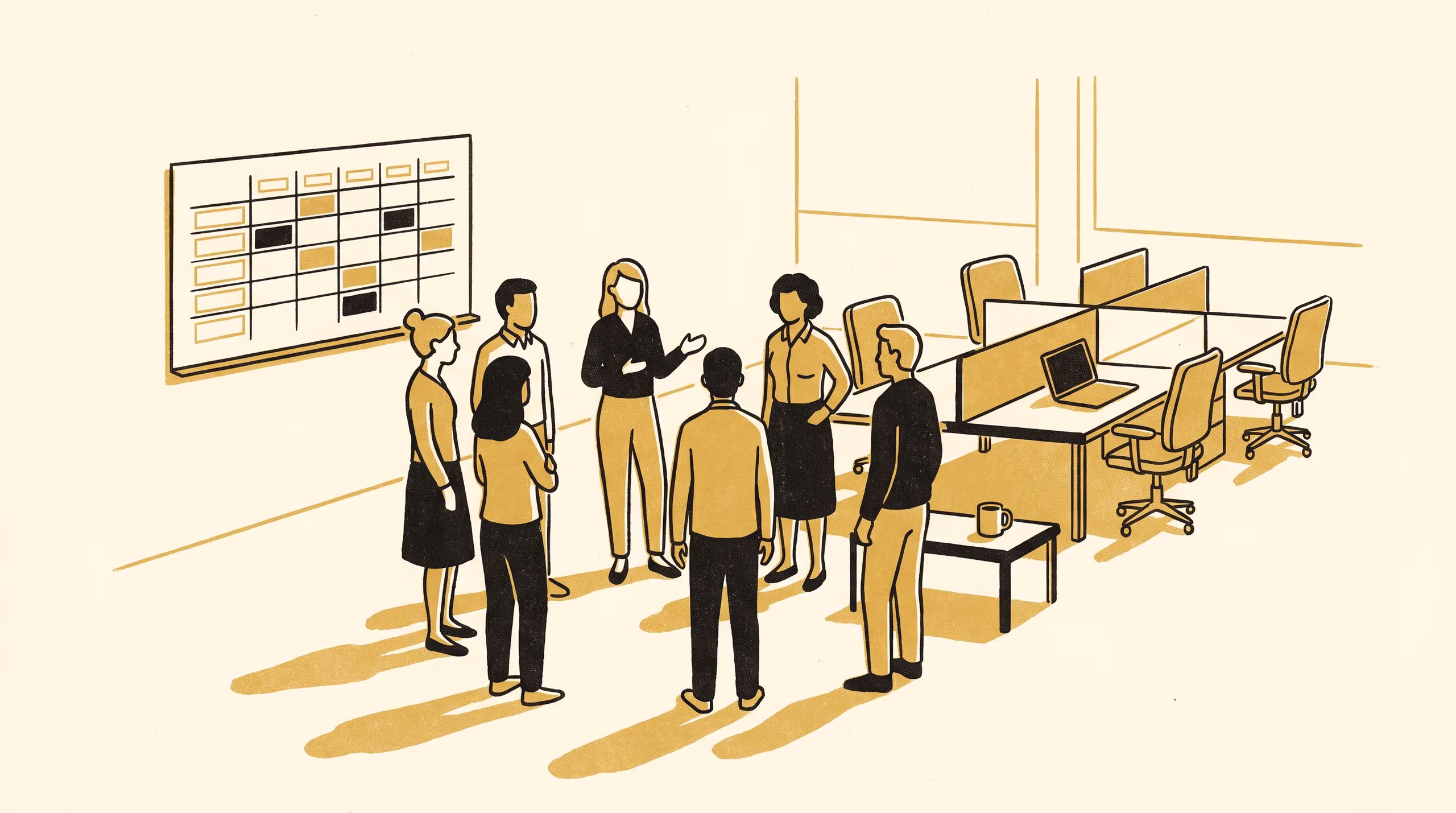 Illustration for The Roster's Notice Period Does Not Predict Stand-Up Preparedness: Retesting a Postal-Notice No-Show Effect Against a Facilitator Roster's Own Lead Time