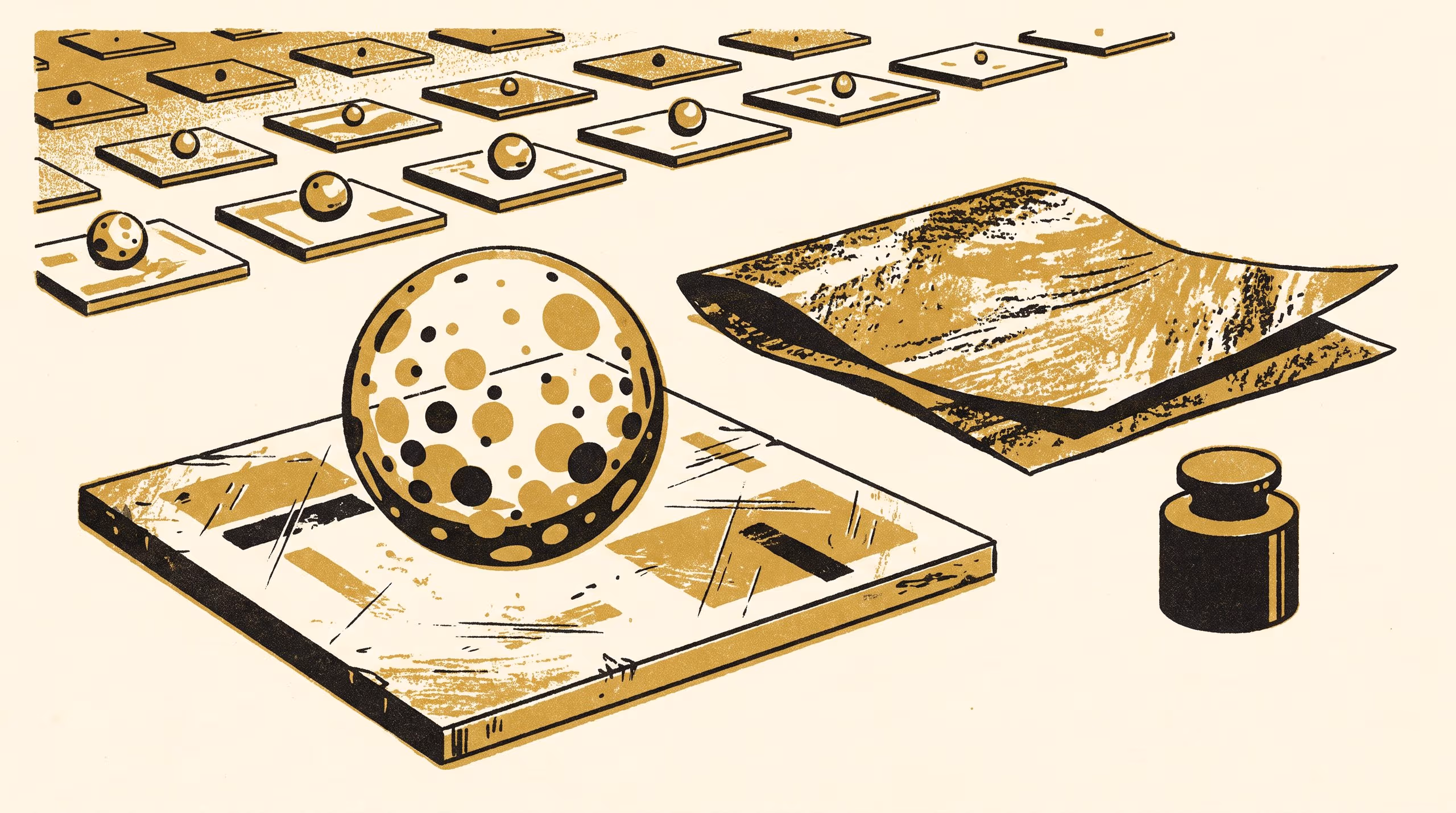 Illustration for The Sandpaper Budget: Successive halving for abrasion-durability screening of water-repellent coatings