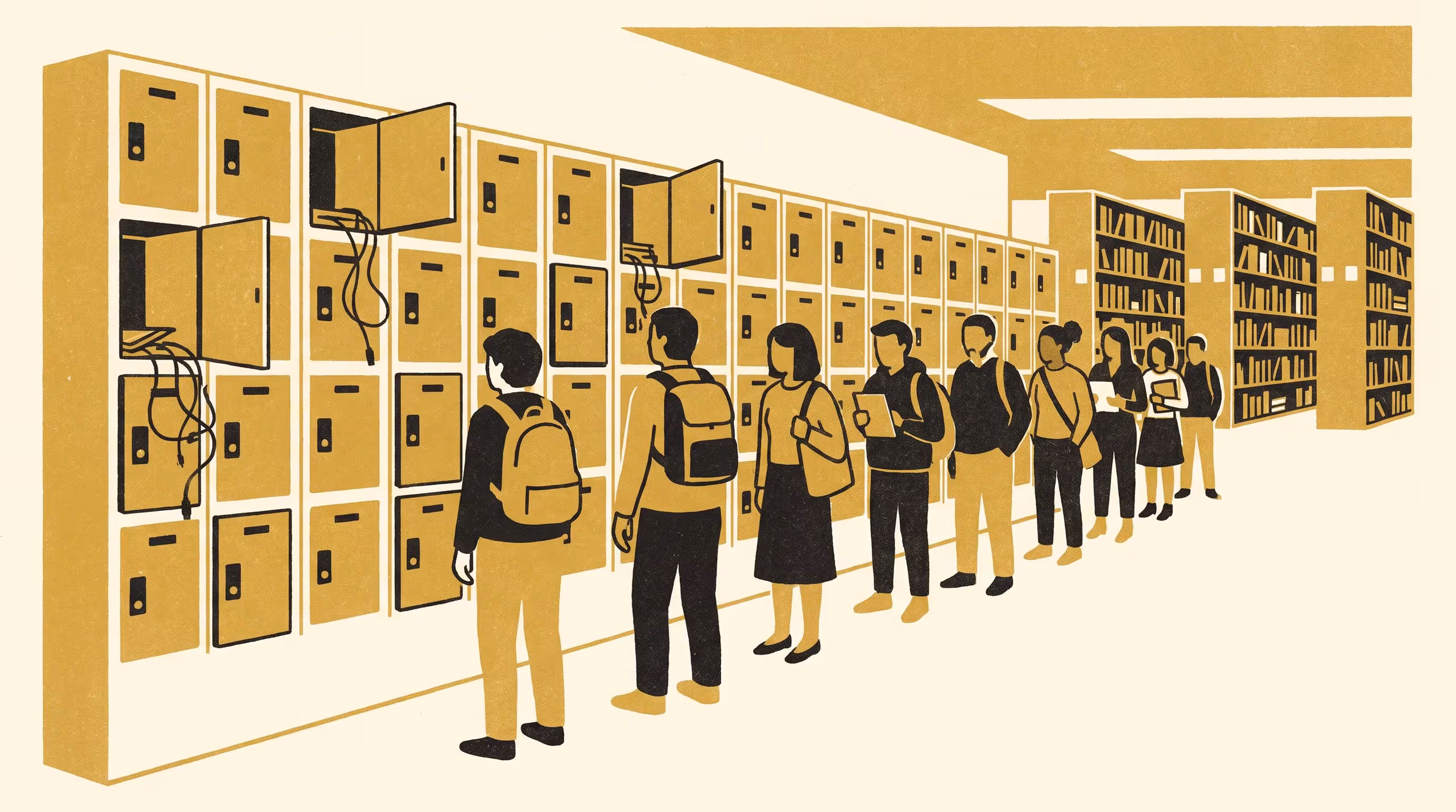 Illustration for Plugged In, Not Logged On: Testing a Library Charging Locker's Battery Draw as a Proxy for Campus AI-Tool Adoption