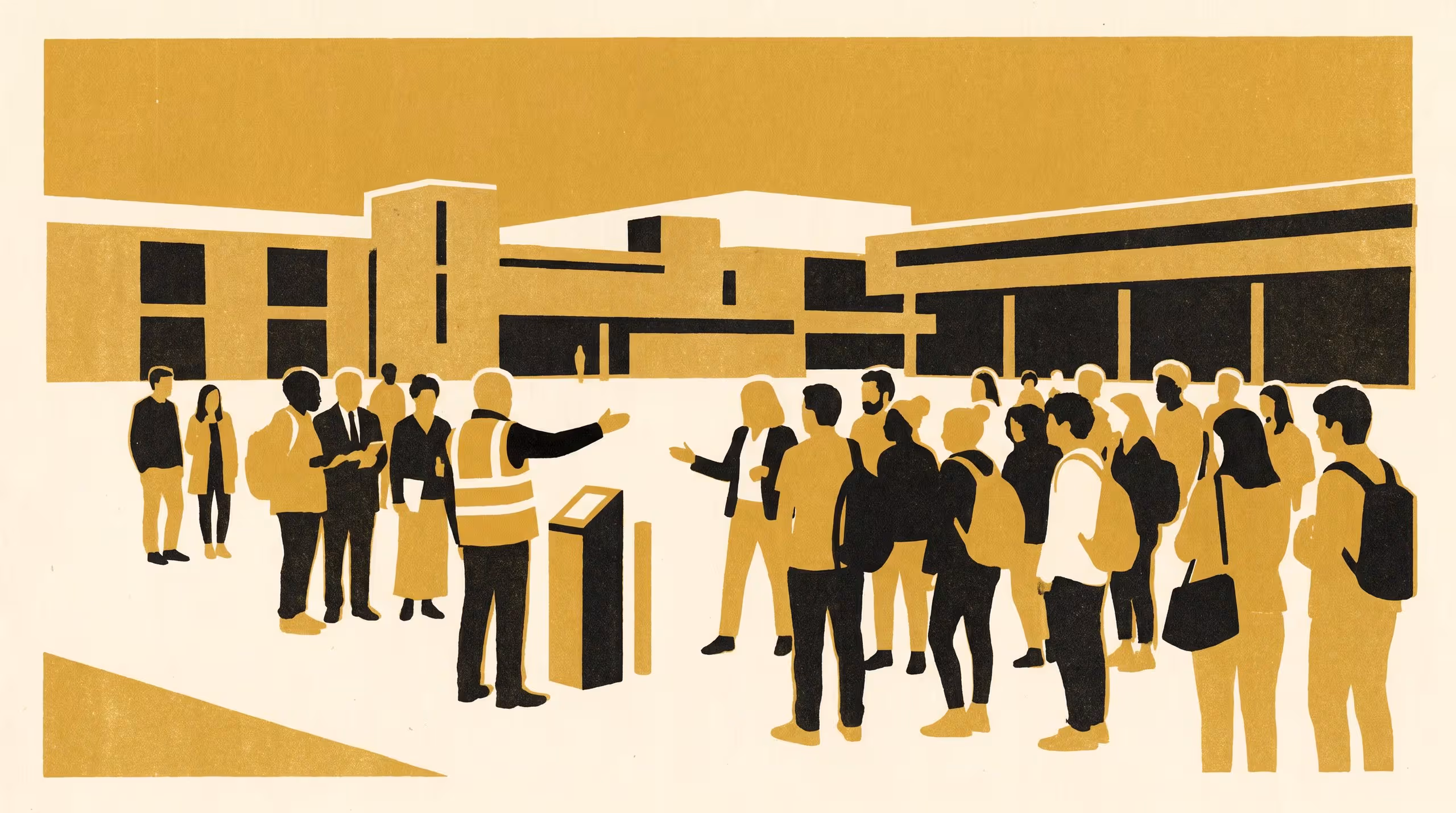 Illustration for Scanned, Not Necessarily Safe: A Belief Survey of the Fire-Drill Assembly-Point QR Check-In's Actual Use