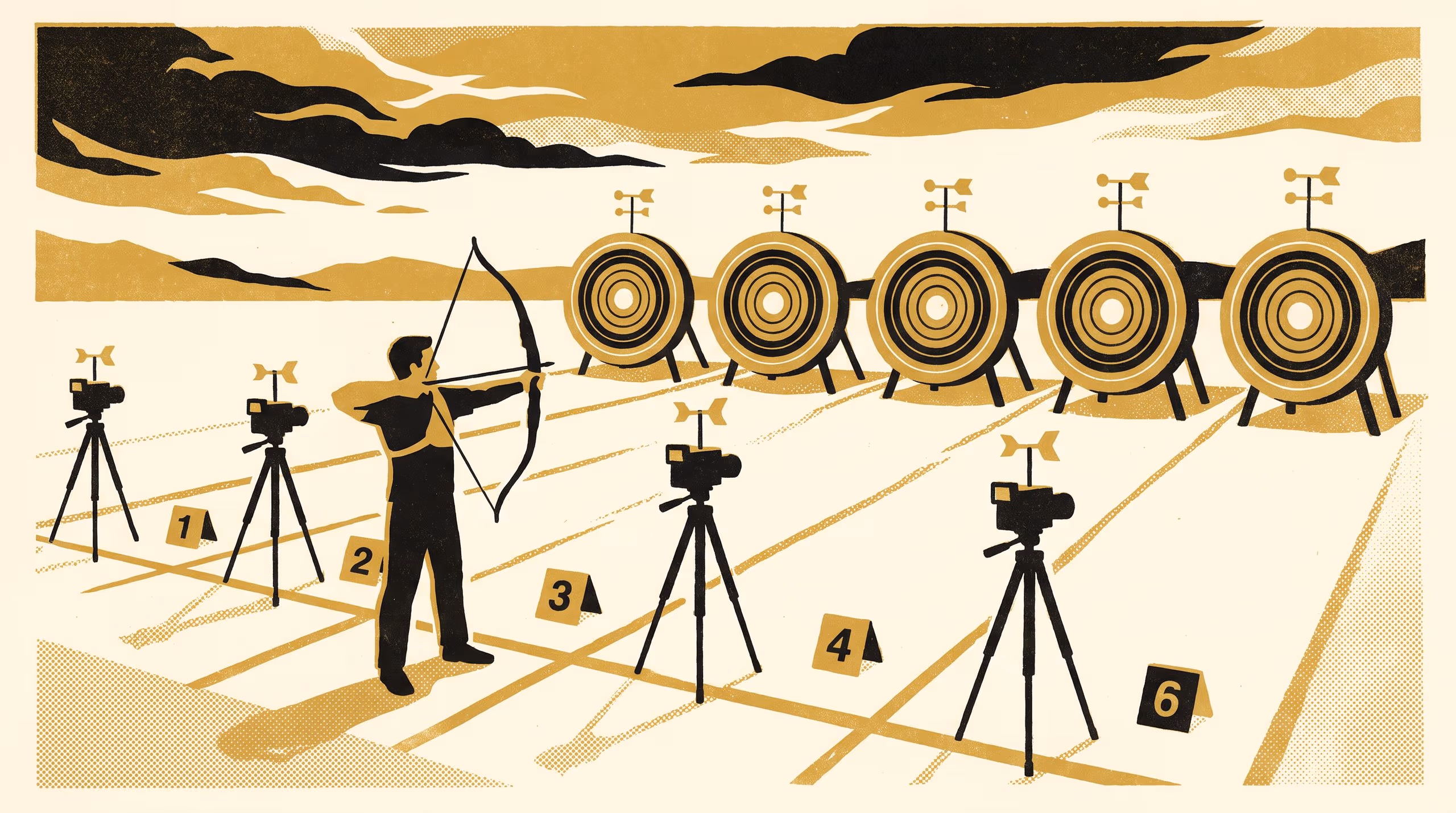 Illustration for No Better Lane: A Season-Long Instrumented Trial of Target-Rotation Assignment and Its Null Effect on Scoring Average