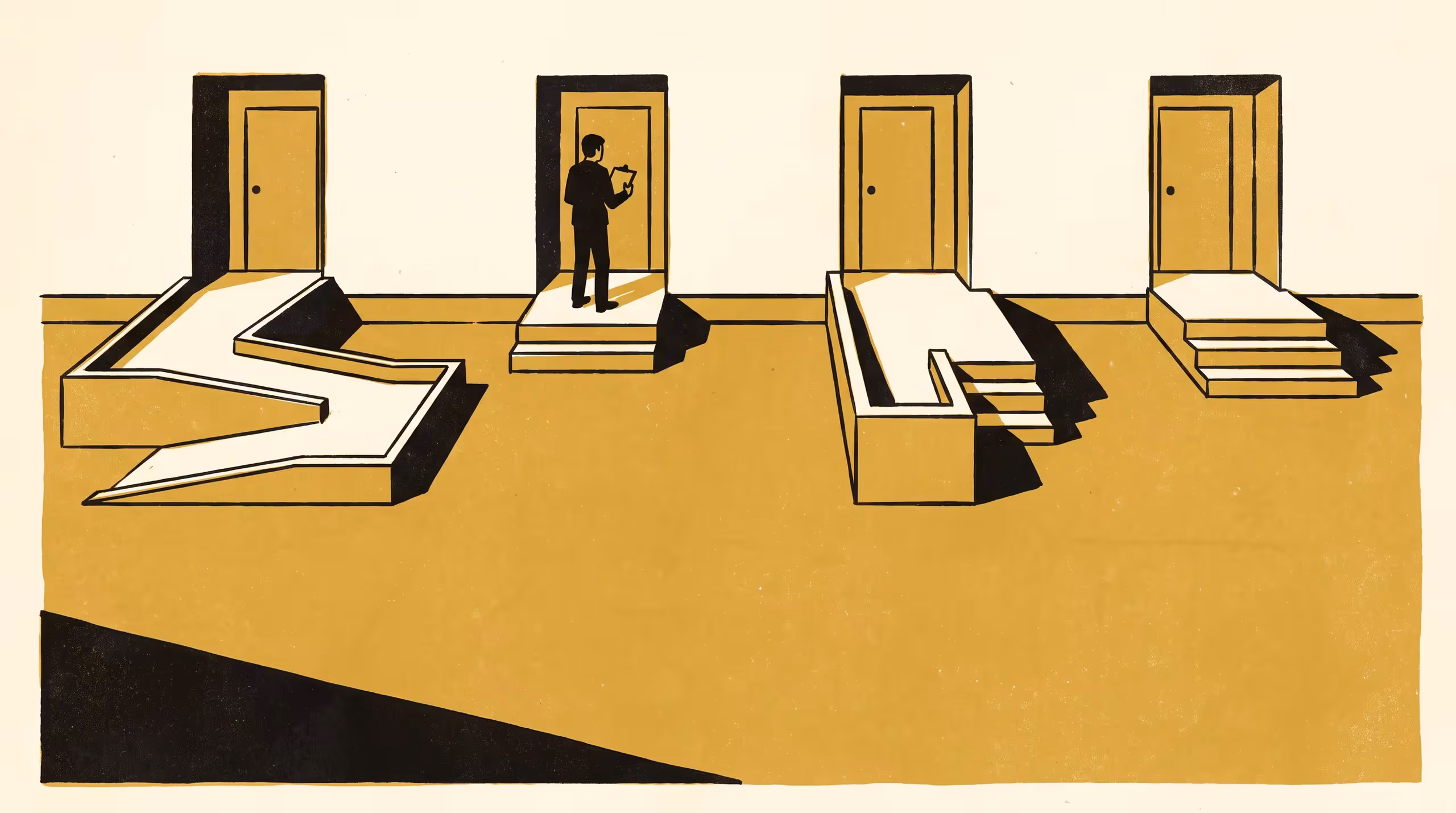 Illustration for Step-Free to the Door: A Simulated-Hirer Audit of 88 Venues a Council's Access Register Lists as Accessible