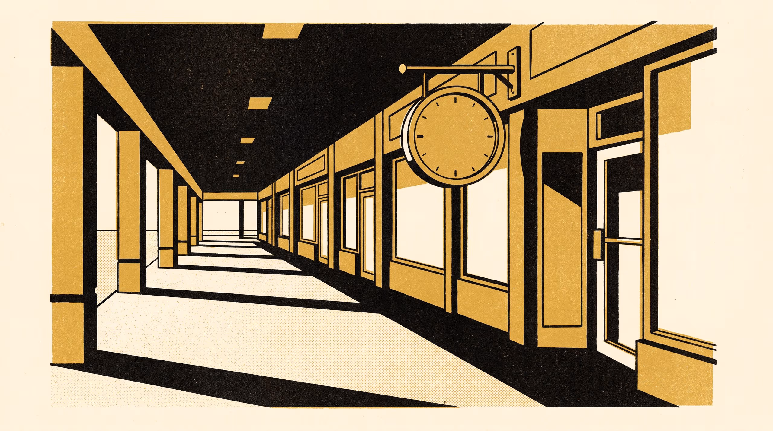 Illustration for Towards an Attested Vocabulary of Five Minutes: What strip-mall traders mean by the clock-hand door sign, in their own words