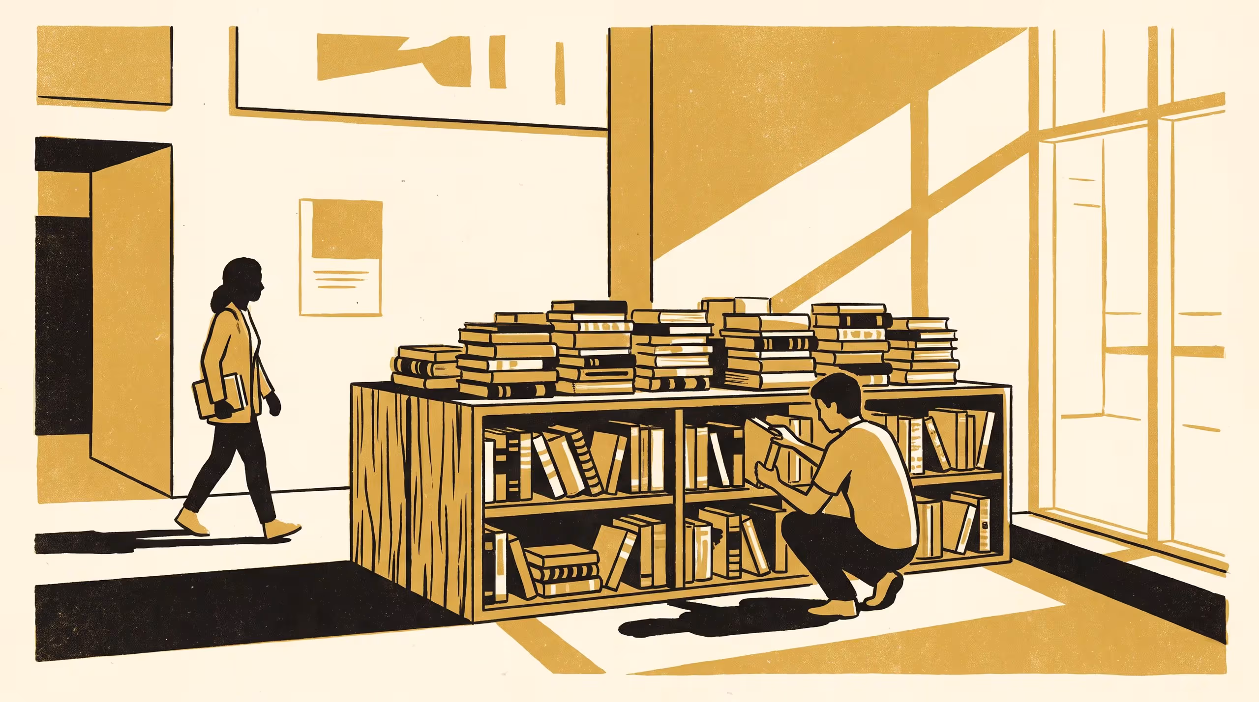 Illustration for Off the Books, Not Off the Shelf: Validating a Library Book-Swap Shelf's QR Circulation Tracker Against a Term of Twice-Daily Physical Counts