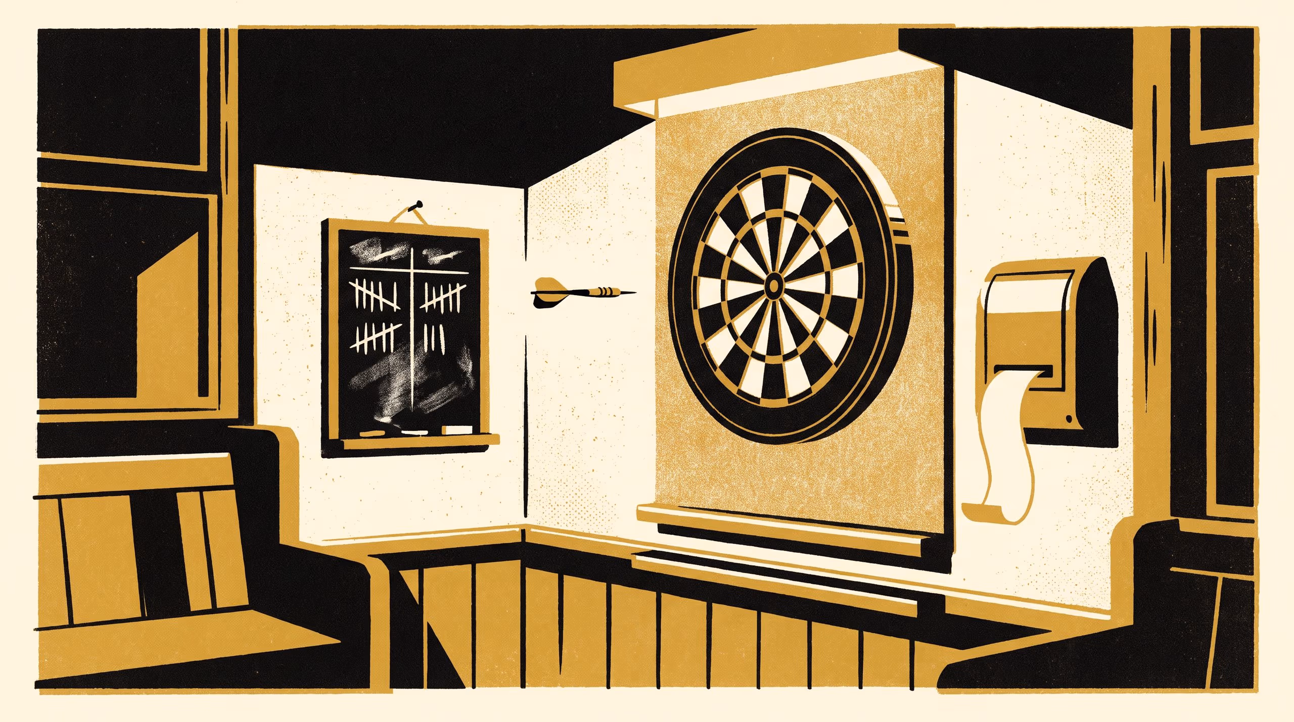 Illustration for The Chalk Board Updates Itself Now: A Live Handicap-Recalculation Engine for a Suburban Pub Darts League