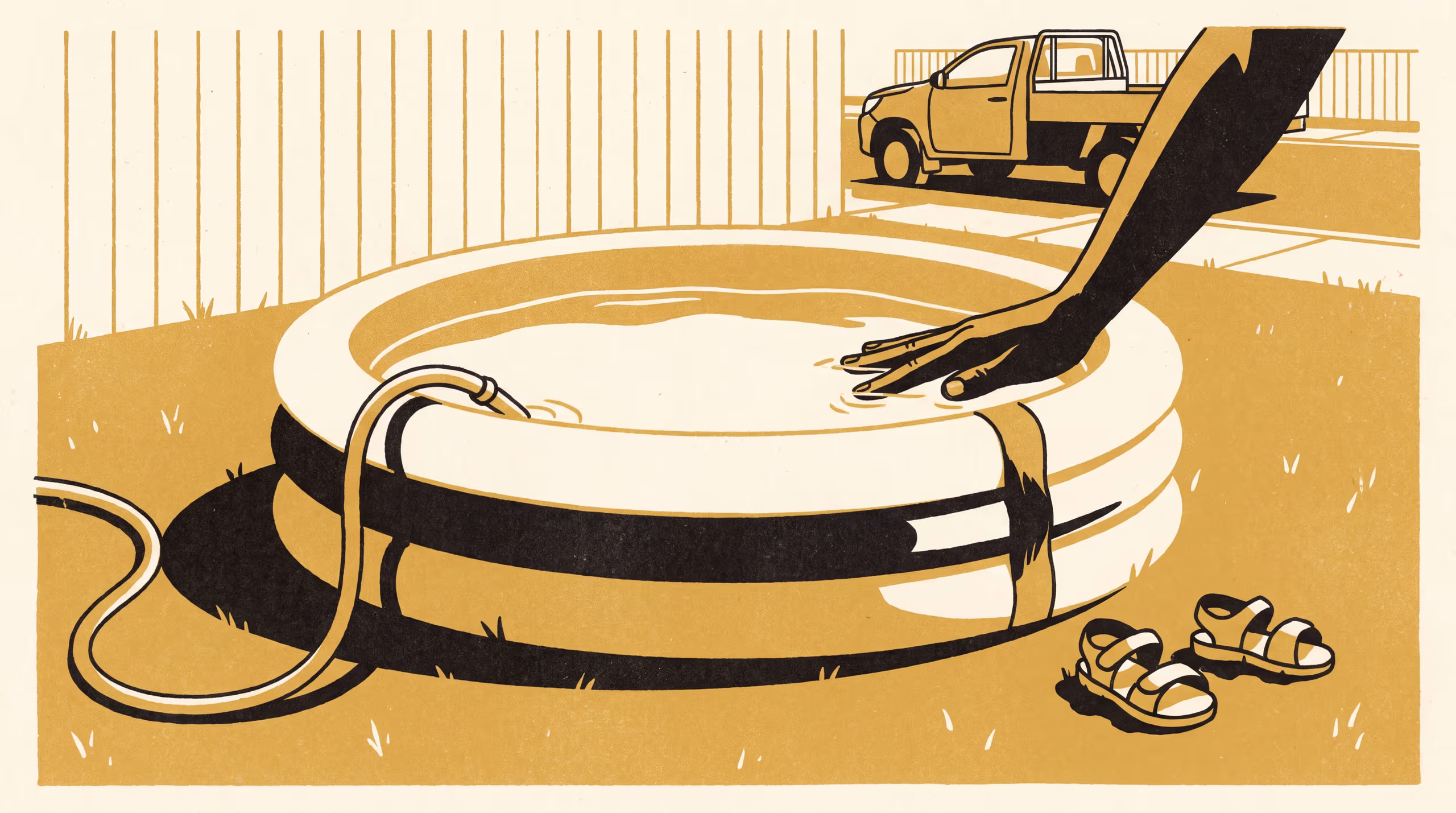 Illustration for Two Fingers Short: Parents' Accounts of Filling Paddling Pools Beneath a Shire's Depth Register