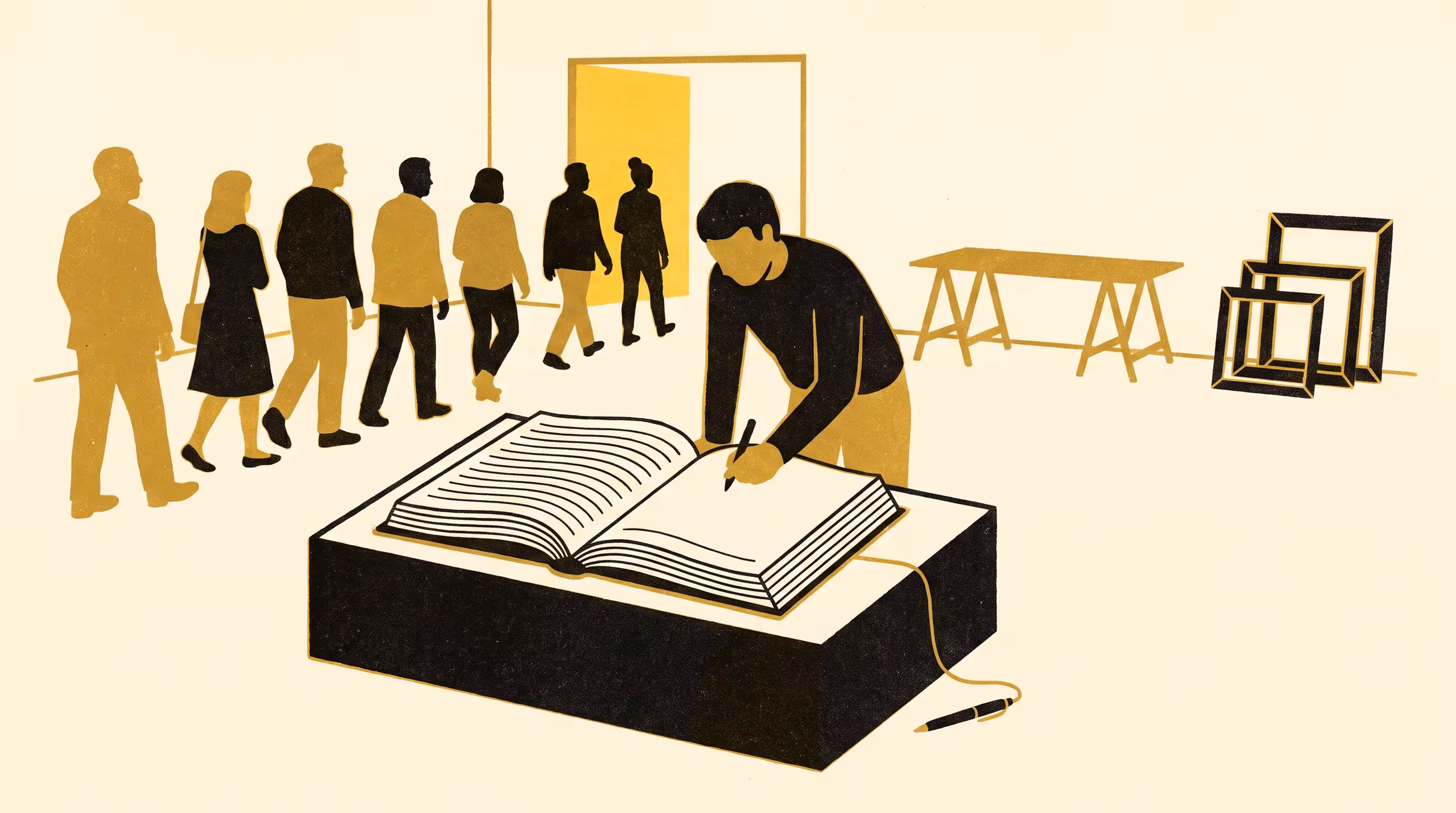 Illustration for Whoever Found the Pen: Criterion Validity of a Comment-Book Engagement Indicator at 26 Regional Galleries