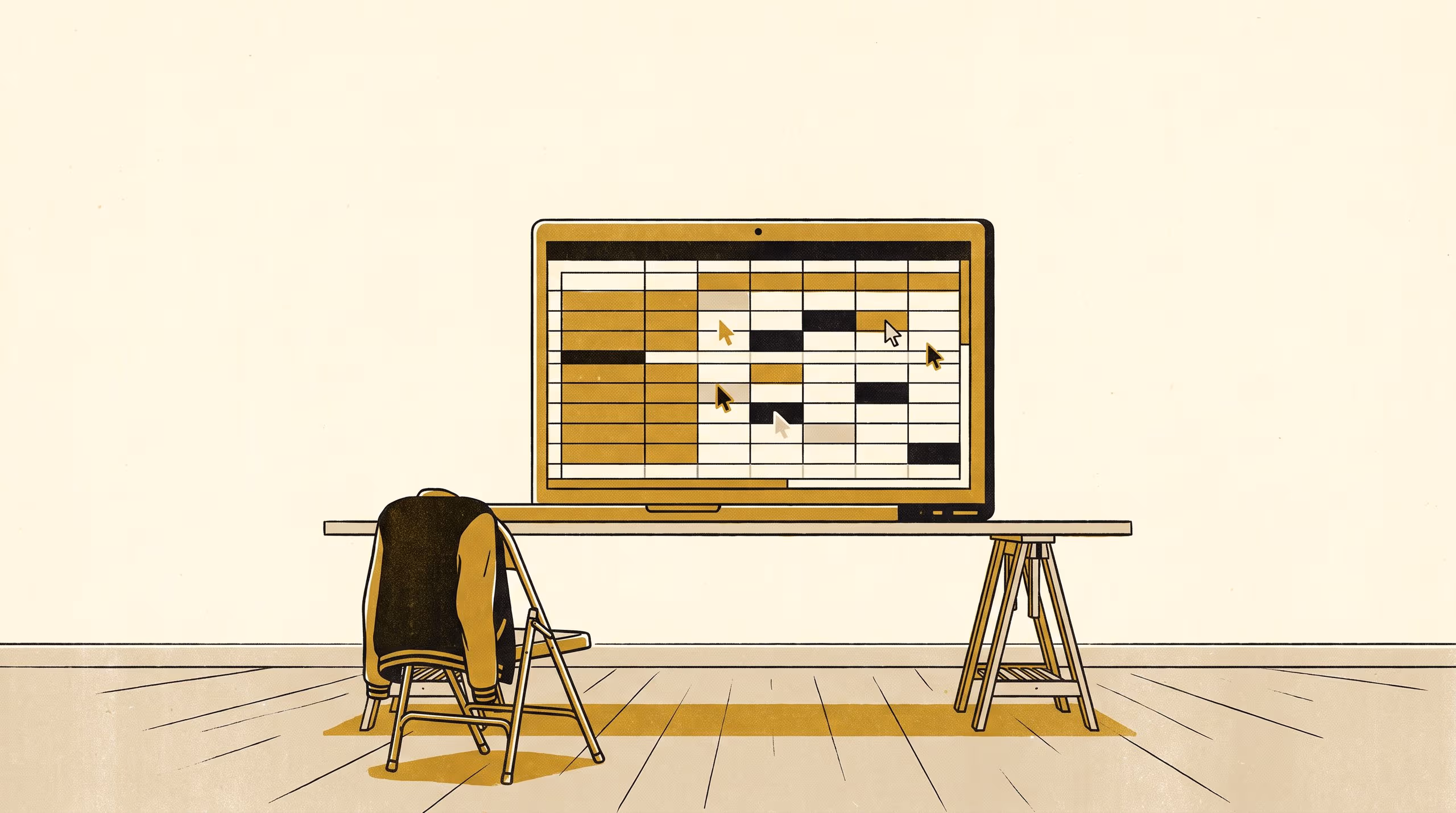 Illustration for A Cursor Is Not a Jacket: A Failed Replication of Jacket-Held Seating on a Fete's Shared Sign-Up Sheet