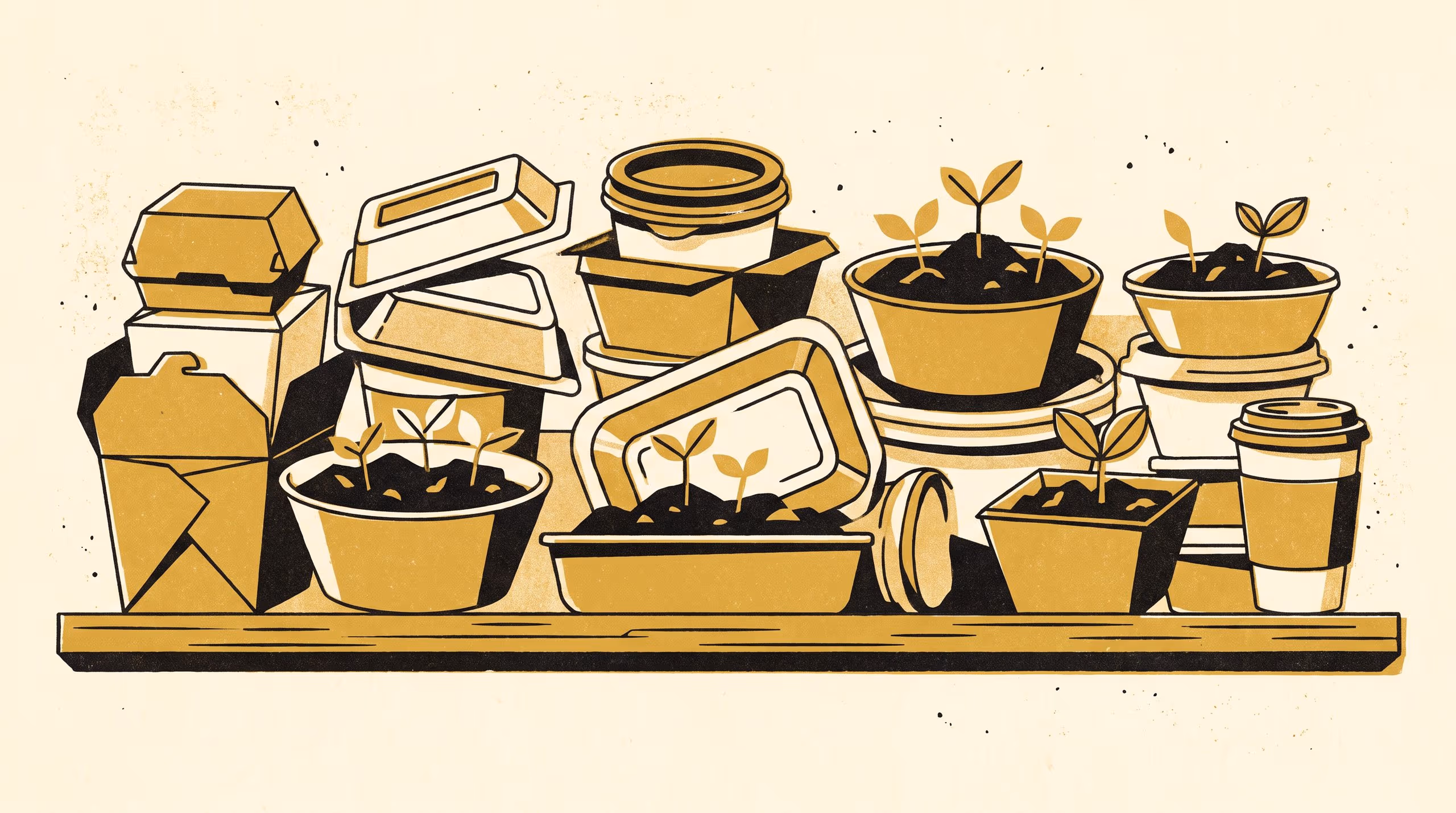 Illustration for How Many Kinds of Takeaway Container Is a Kitchen Actually Sorting?: A Taxonomy Adopted as the Mandatory Pre-Bin-Night Contamination Standard